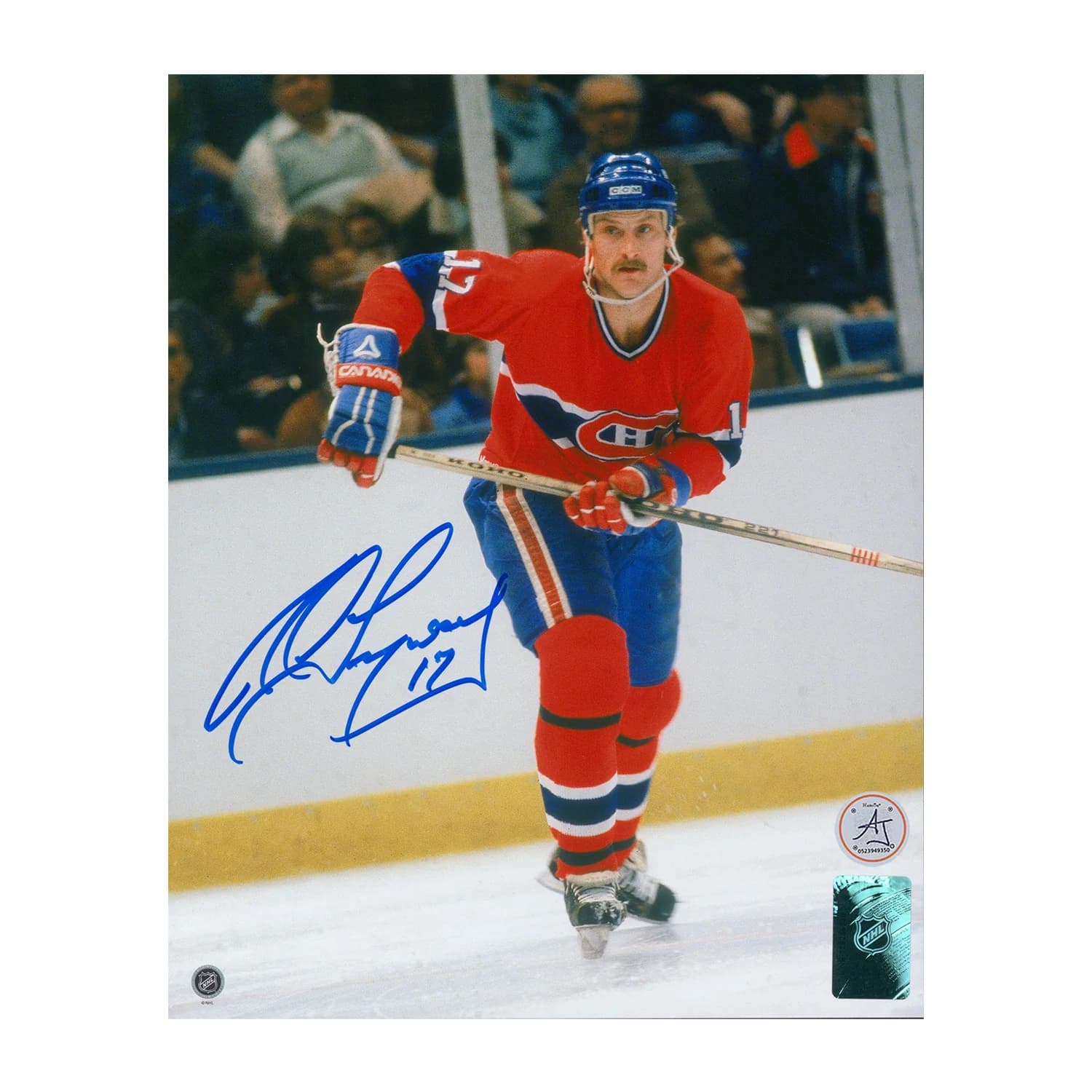 Rod Langway Autographed Montreal Canadiens Hockey 8x10 Photo Rod Langway Photo 8x10-hockey, Montreal Canadiens, supplier stock photo