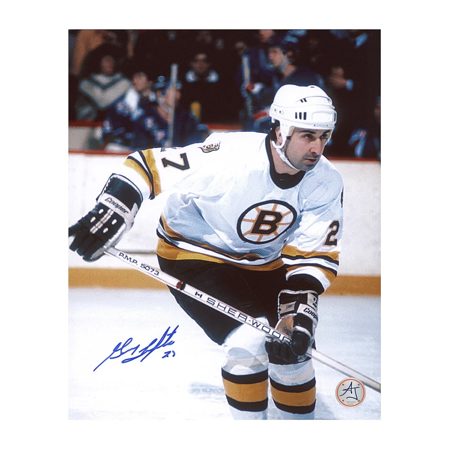 Guy Lapointe Autographed Boston Bruins Hockey 8x10 Photo Guy Lapointe Photo 8x10-hockey, Boston Bruins, supplier stock photo