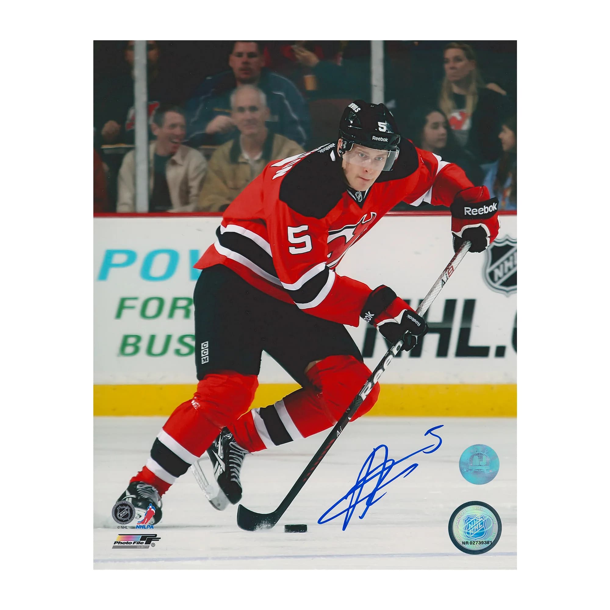 Adam Larsson Autographed New Jersey Devils Breakout 8x10 Photo Adam Larsson Jersey 8x10-adam-larsson-devils-breakout, New Jersey Devils, supplier stock photo