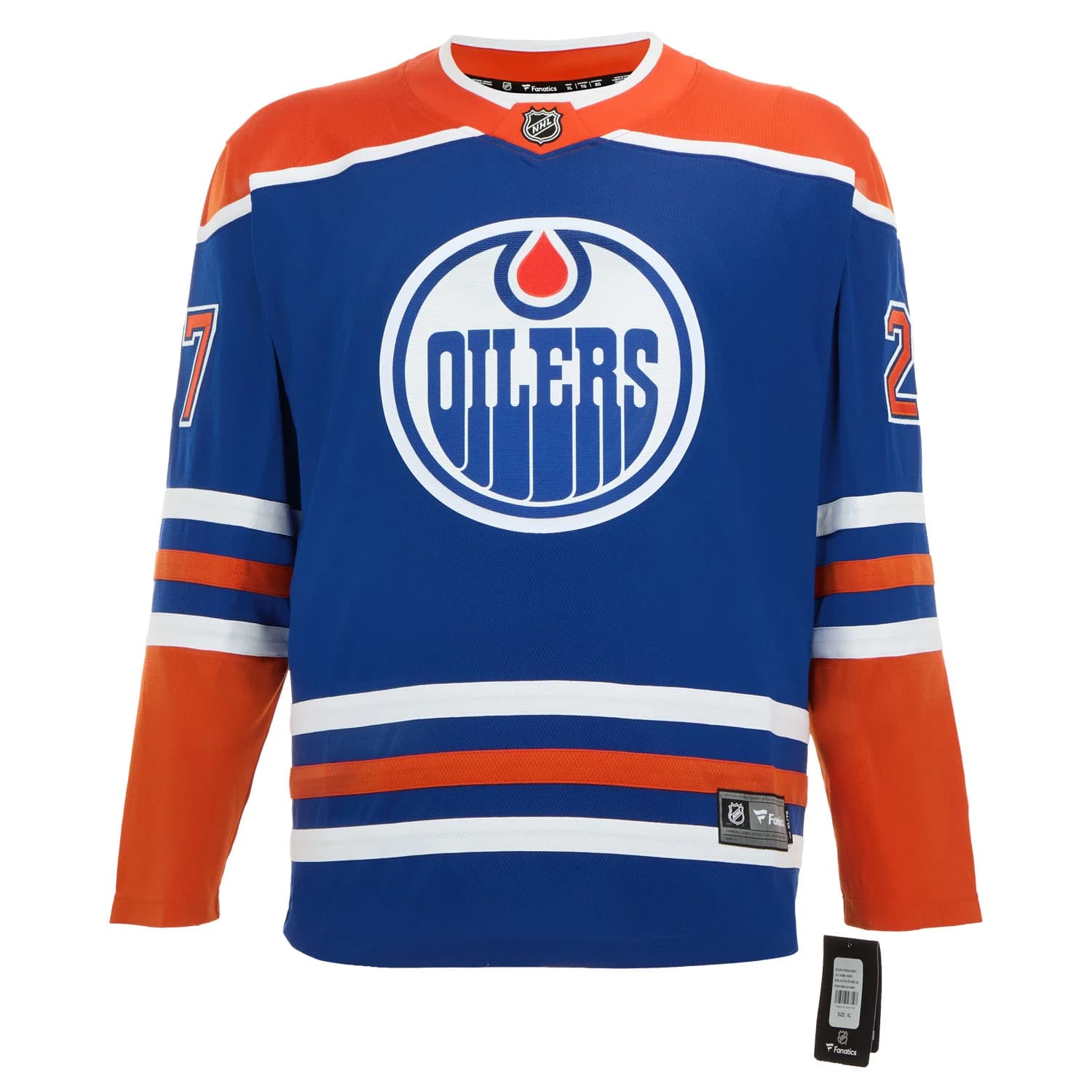 George Laraque Autographed Edmonton Oilers Fanatics Breakaway Jersey George Laraque Jersey breakaway, Edmonton Oilers, view 2, supplier stock photo