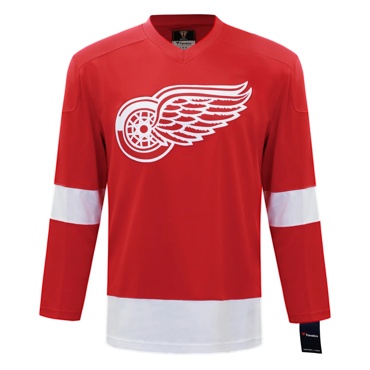 Igor Larionov Signed Detroit Red Wings Fanatics Breakaway Retro Jersey Igor Larionov Jersey breakaway-retro, Detroit Red Wings, view 2, supplier stock photo