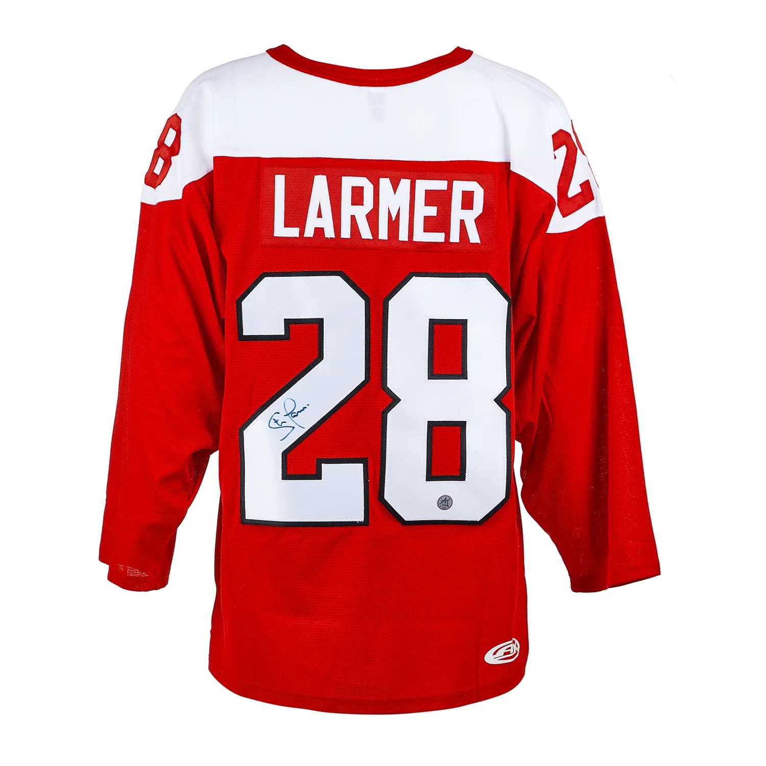 Steve Larmer Autographed Team Canada Custom Hockey Nation Jersey Steve Larmer Jersey team-canada-hockey-nation, supplier stock photo