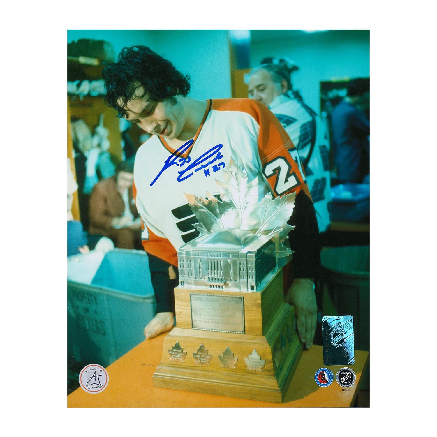 Reggie Leach Signed Philadelphia Flyers 1976 Conn Smythe 8x10 Photo Reggie Leach Photo 8x10-1976-conn-smythe, Philadelphia Flyers, supplier stock photo