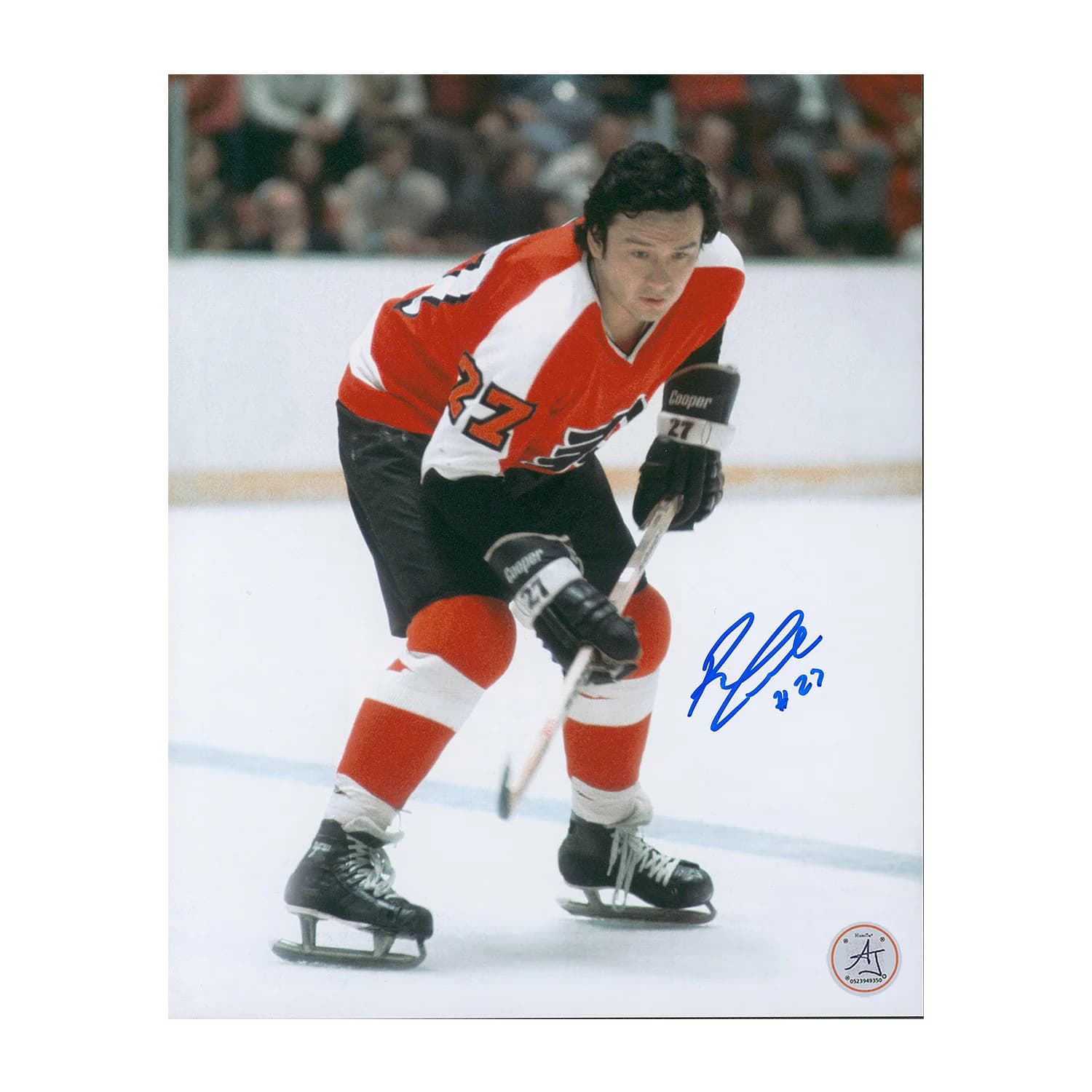 Reggie Leach Signed Philadelphia Flyers Hockey 8x10 Photo Reggie Leach Photo 8x10-hockey, Philadelphia Flyers, supplier stock photo
