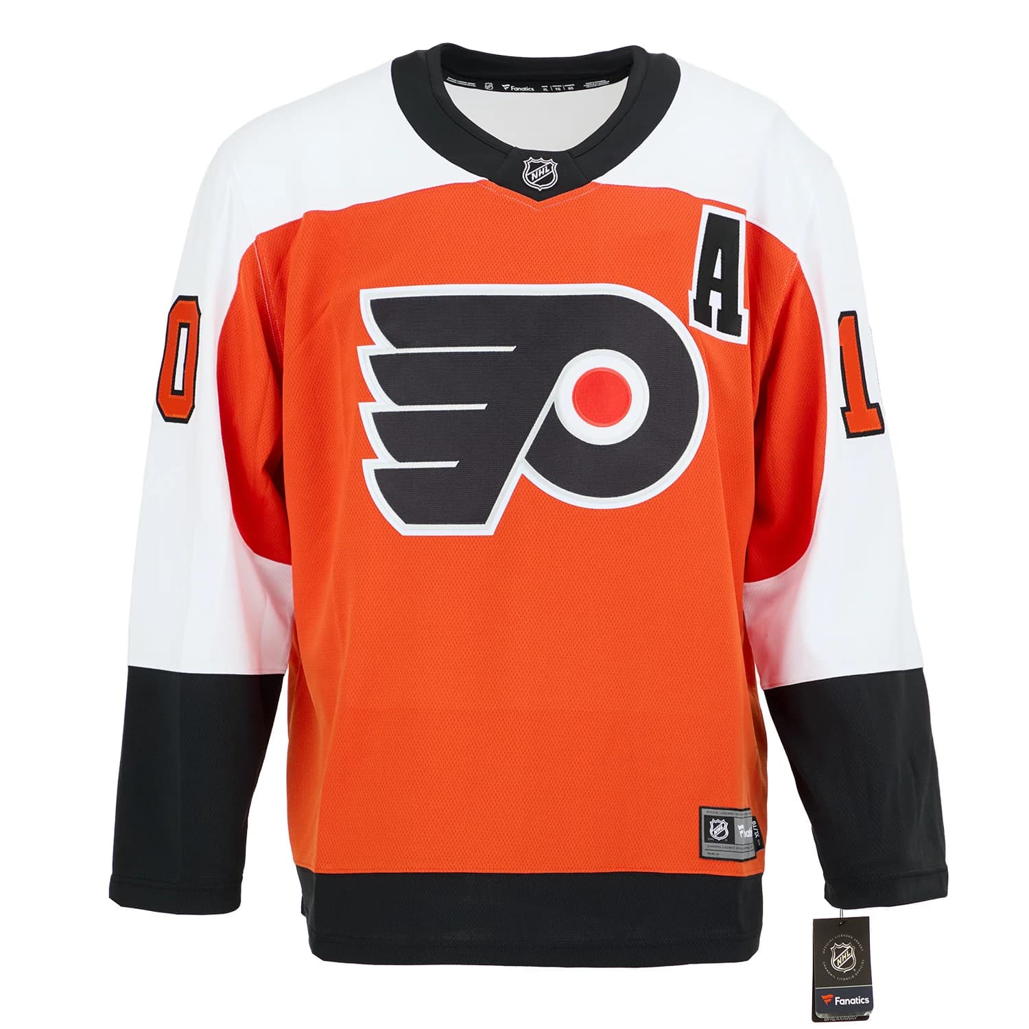 John Leclair Signed Philadelphia Flyers Fanatics Breakaway Jersey John LeClair Jersey breakaway, Philadelphia Flyers, view 2, supplier stock photo