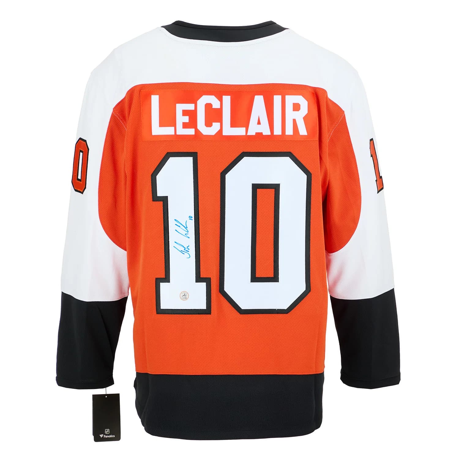 John Leclair Signed Philadelphia Flyers Fanatics Breakaway Jersey John LeClair Jersey breakaway, Philadelphia Flyers, supplier stock photo