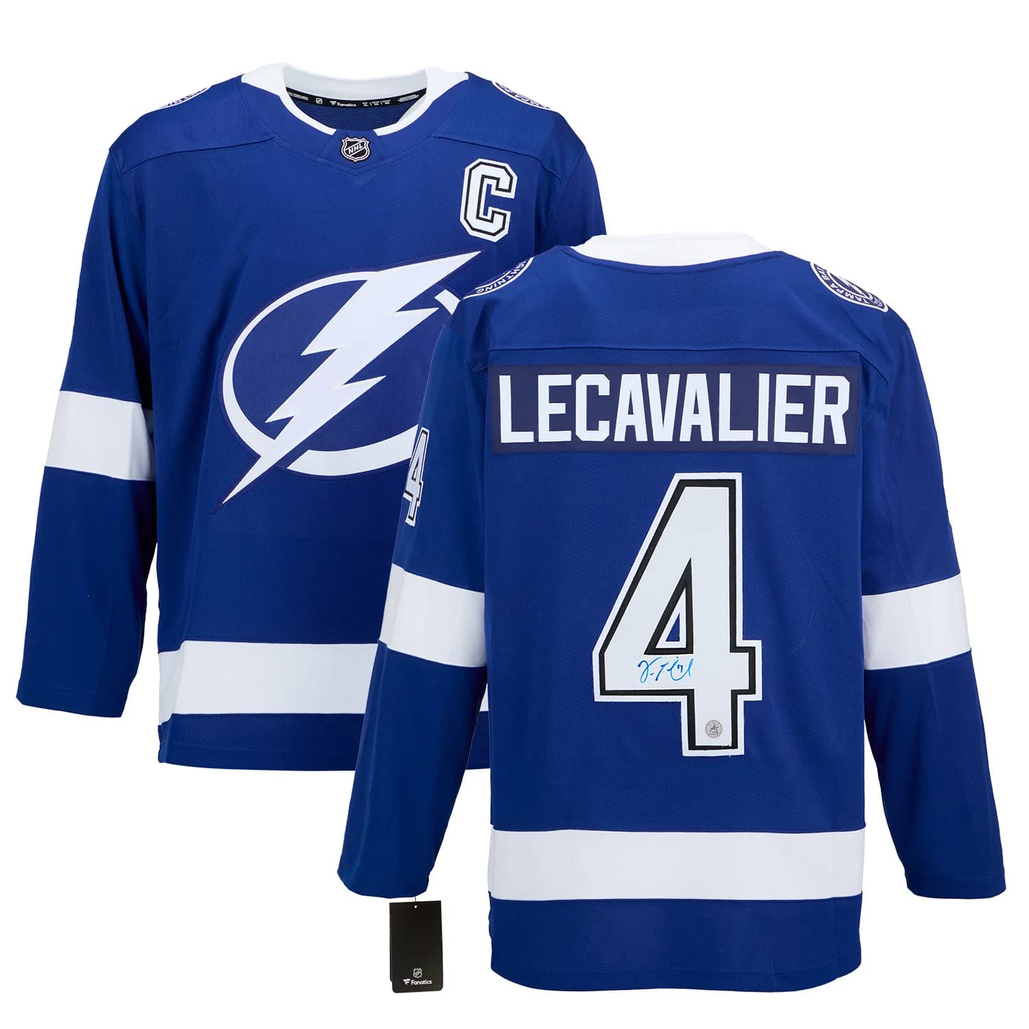 Vincent Lecavalier Autographed Tampa Bay Lightning Fanatics Breakaway Jersey Vincent Lecavalier Jersey breakaway, Tampa Bay Lightning, view 3, supplier stock photo