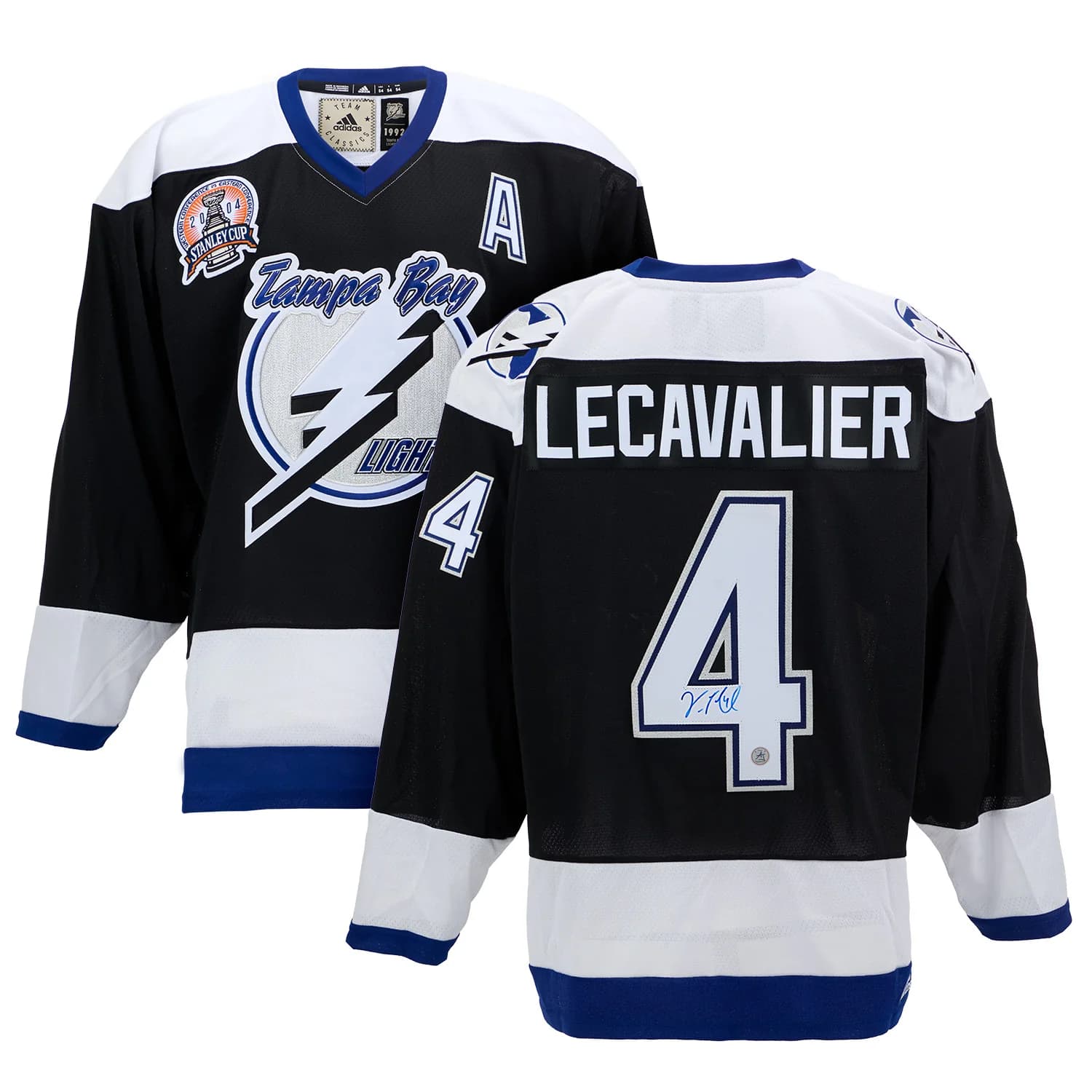 Vincent Lecavalier Tampa Bay Lightning Signed Stanley Cup adidas Jersey Vincent Lecavalier Jersey stanley-cup-adidas, Tampa Bay Lightning, view 3, supplier stock photo