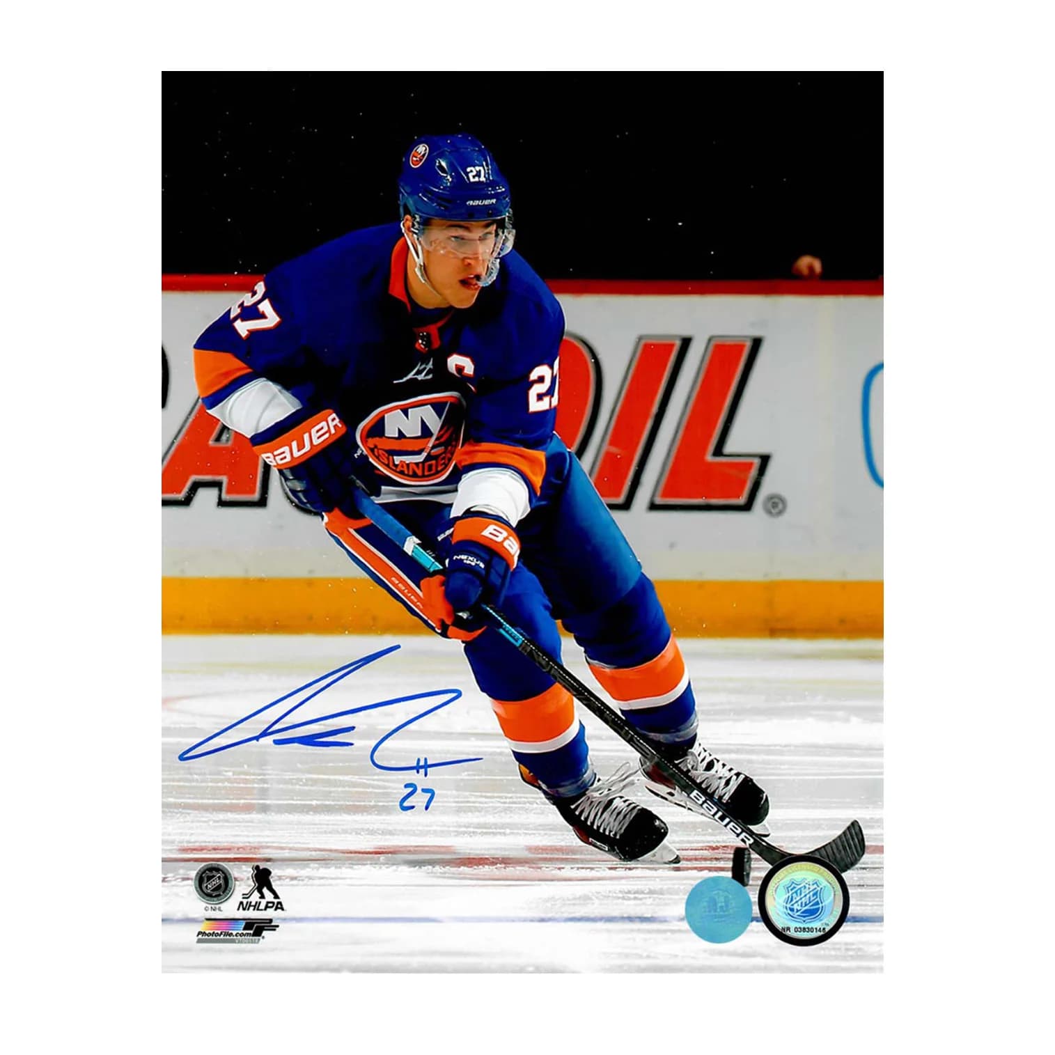 Anders Lee Autographed New York Islanders 8x10 Photo Anders Lee Photo 8x10, New York Islanders, supplier stock photo