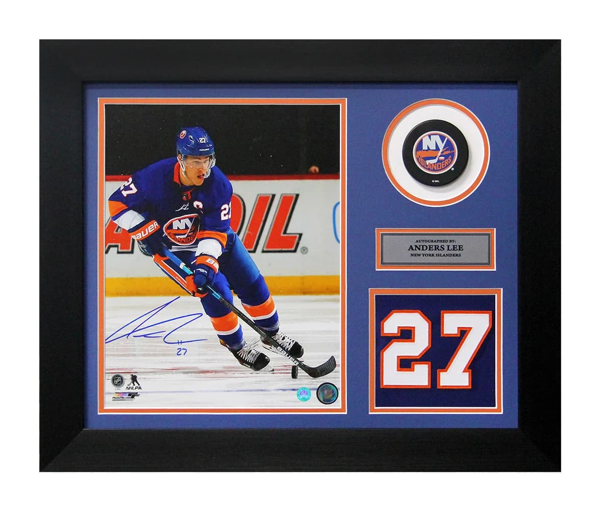 Anders Lee Signed New York Islanders Game Day Number 20x24 Frame Anders Lee Other 20x24-game-day-number-frame, New York Islanders, supplier stock photo