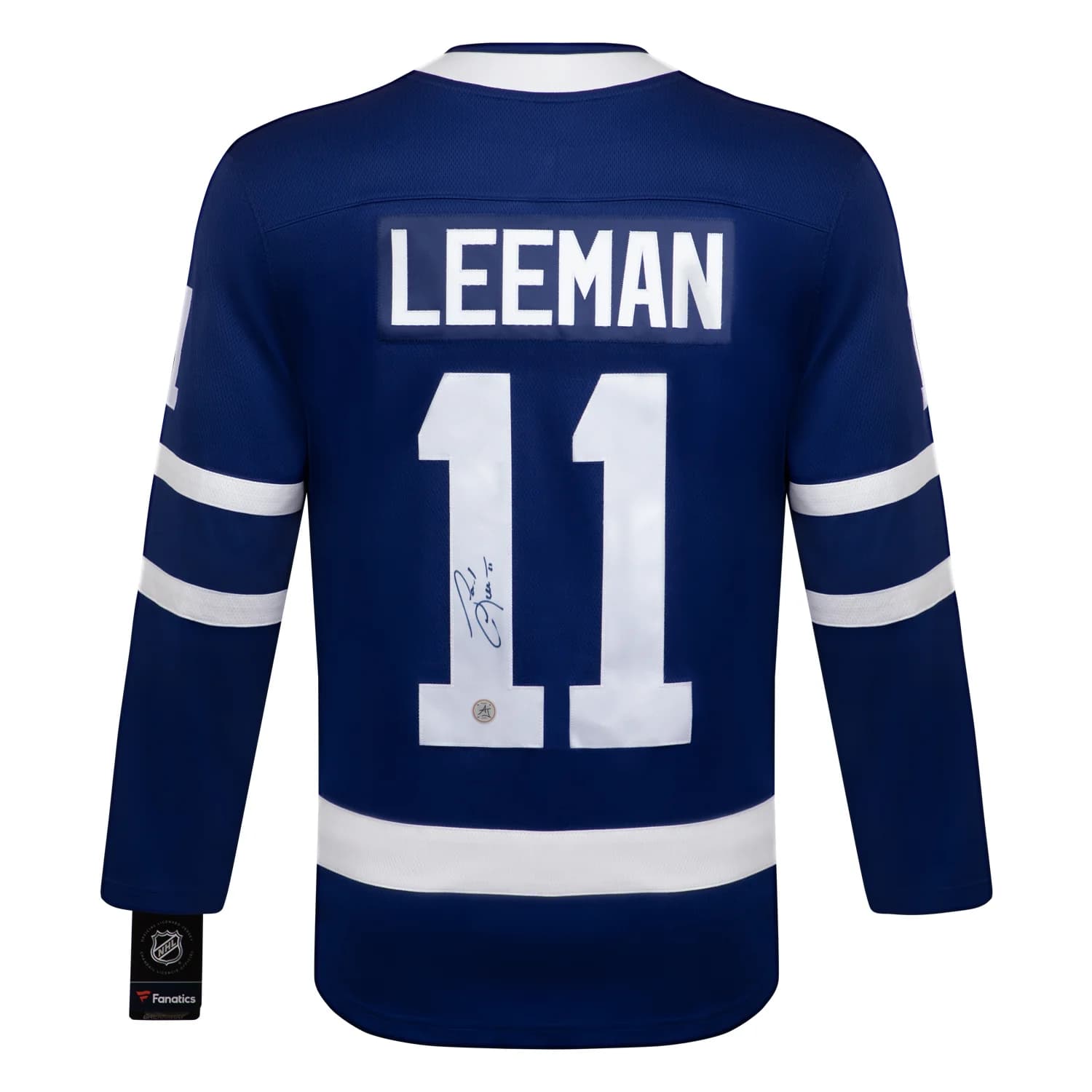 Gary Leeman Autographed Toronto Maple Leafs Blue Fanatics Breakaway Jersey Gary Leeman Jersey blue-breakaway, Toronto Maple Leafs, supplier stock photo