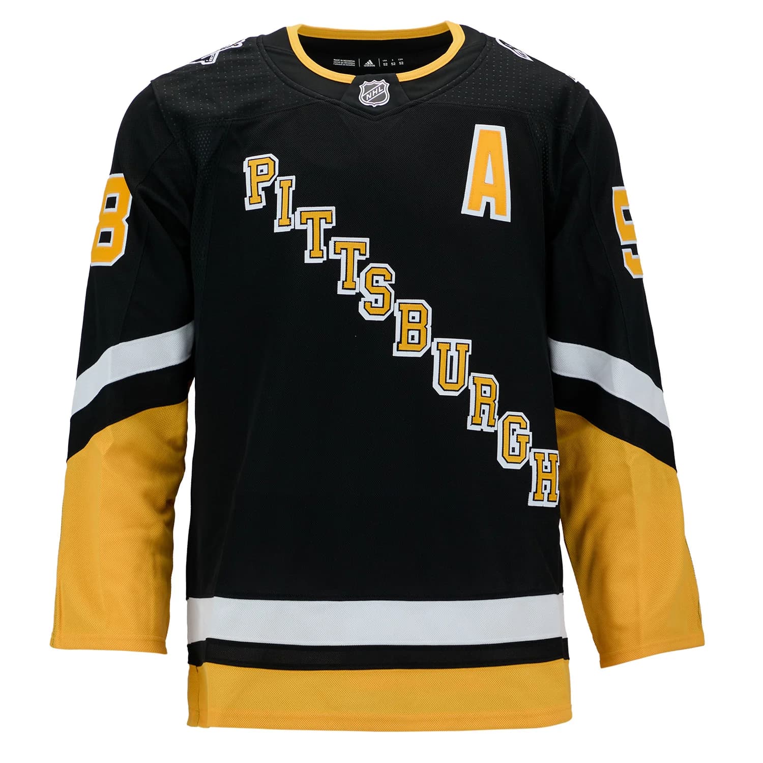 Kris Letang Autographed Pittsburgh Penguins Alternate Black adidas Jersey Kris Letang Jersey kris-letang-alternate-black-adidas, Pittsburgh Penguins, view 2, supplier stock photo