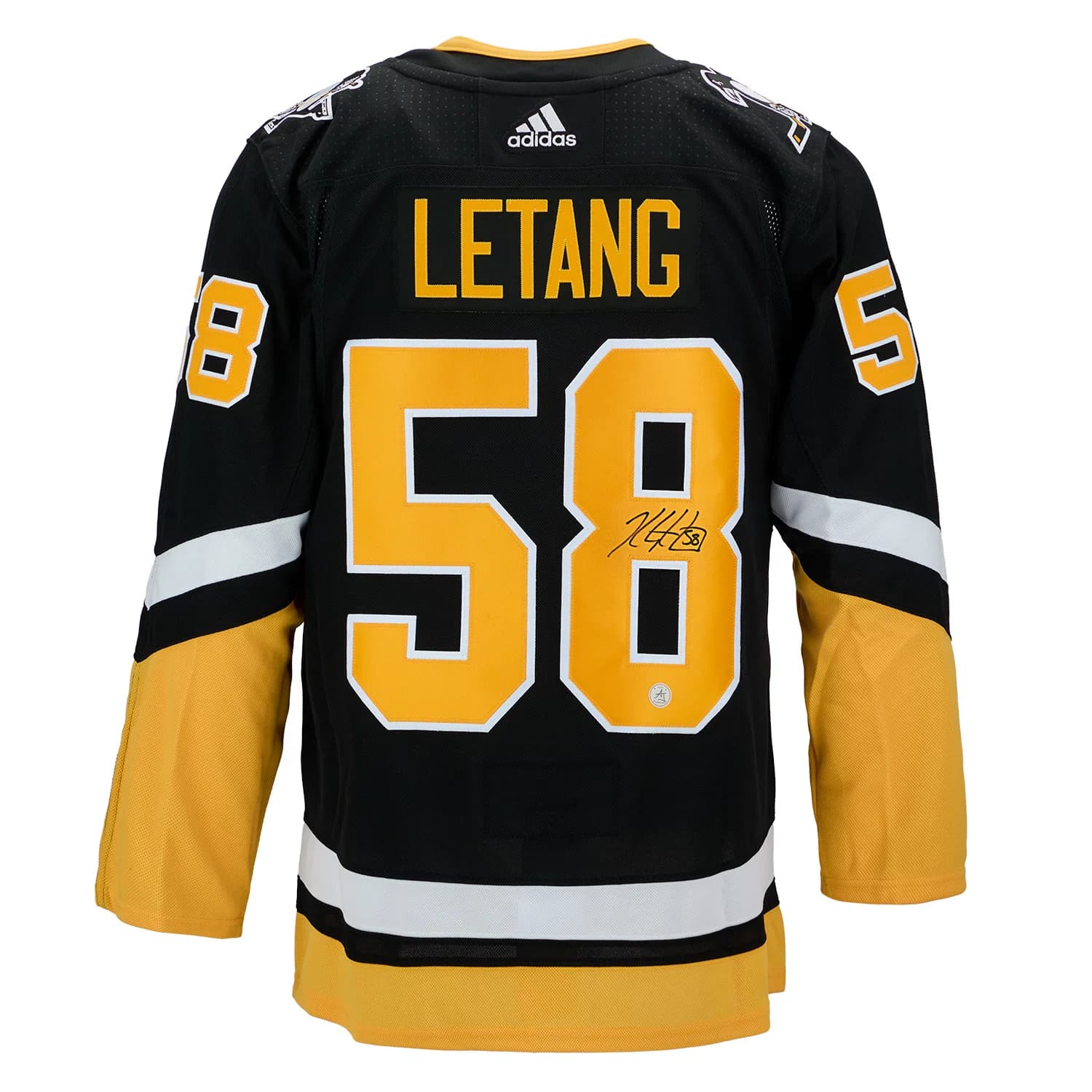 Kris Letang Autographed Pittsburgh Penguins Alternate Black adidas Jersey Kris Letang Jersey kris-letang-alternate-black-adidas, Pittsburgh Penguins, supplier stock photo