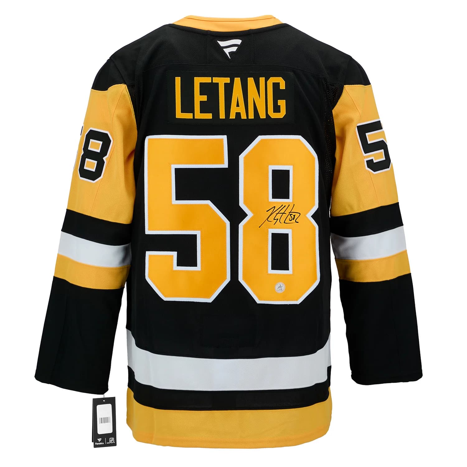 Kris Letang Autographed Pittsburgh Penguins Fanatics Premium Jersey Kris Letang Jersey premium, Pittsburgh Penguins, supplier stock photo