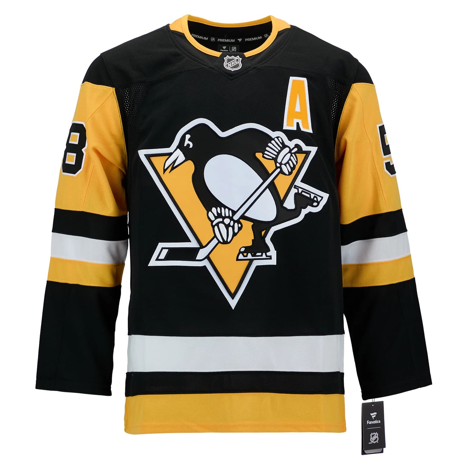 Kris Letang Autographed Pittsburgh Penguins Fanatics Premium Jersey Kris Letang Jersey premium, Pittsburgh Penguins, view 2, supplier stock photo
