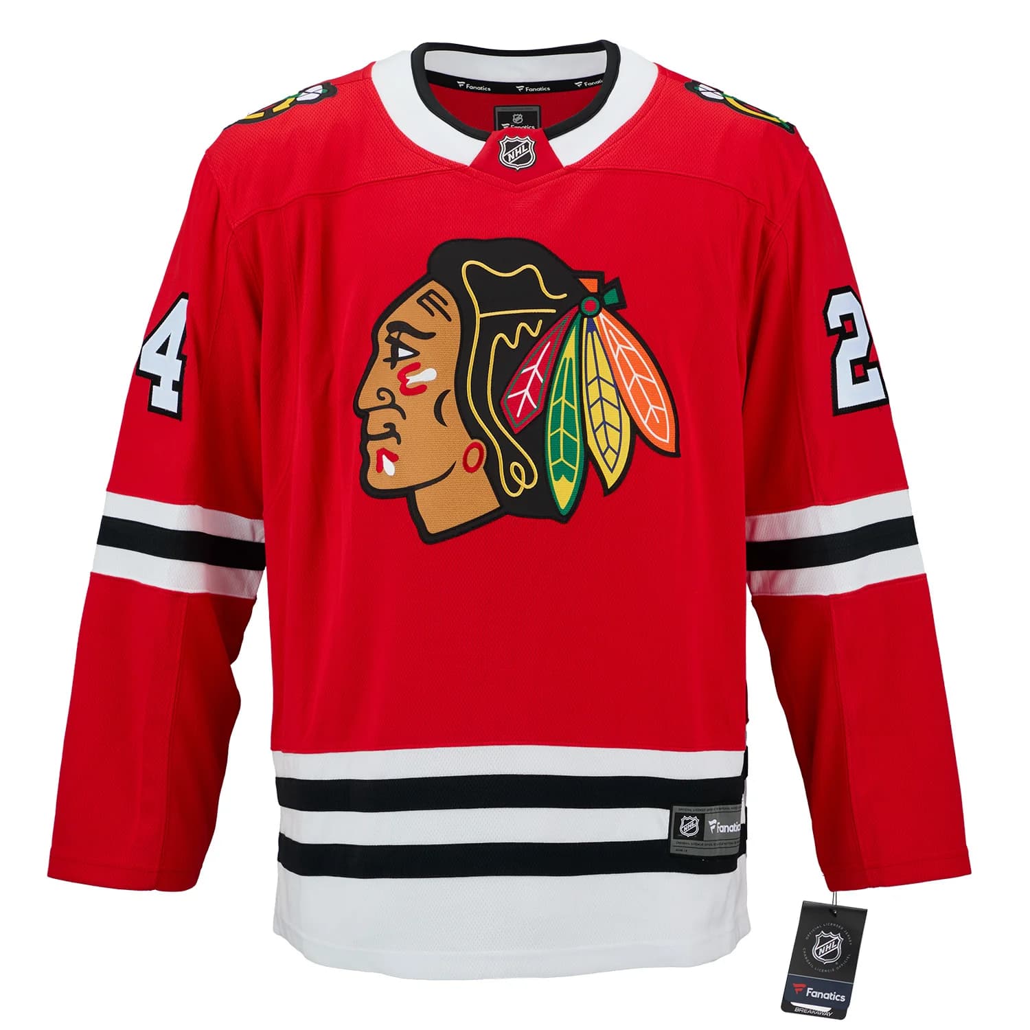 Artyom Levshunov Signed Chicago Draft Day Fanatics Breakaway Jersey #/24 Artyom Levshunov Jersey artyom-levshunov-chicago-draft-day-breakaway, view 2, supplier stock photo