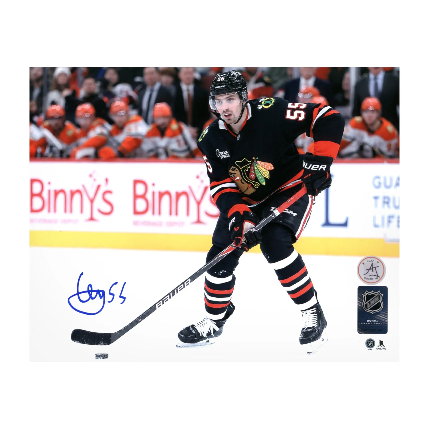 Artyom Levshunov Signed Chicago Blackhawks Alternate Uniform 8x10 Photo Artyom Levshunov Jersey 8x10-alternate-uniform, Chicago Blackhawks, supplier stock photo
