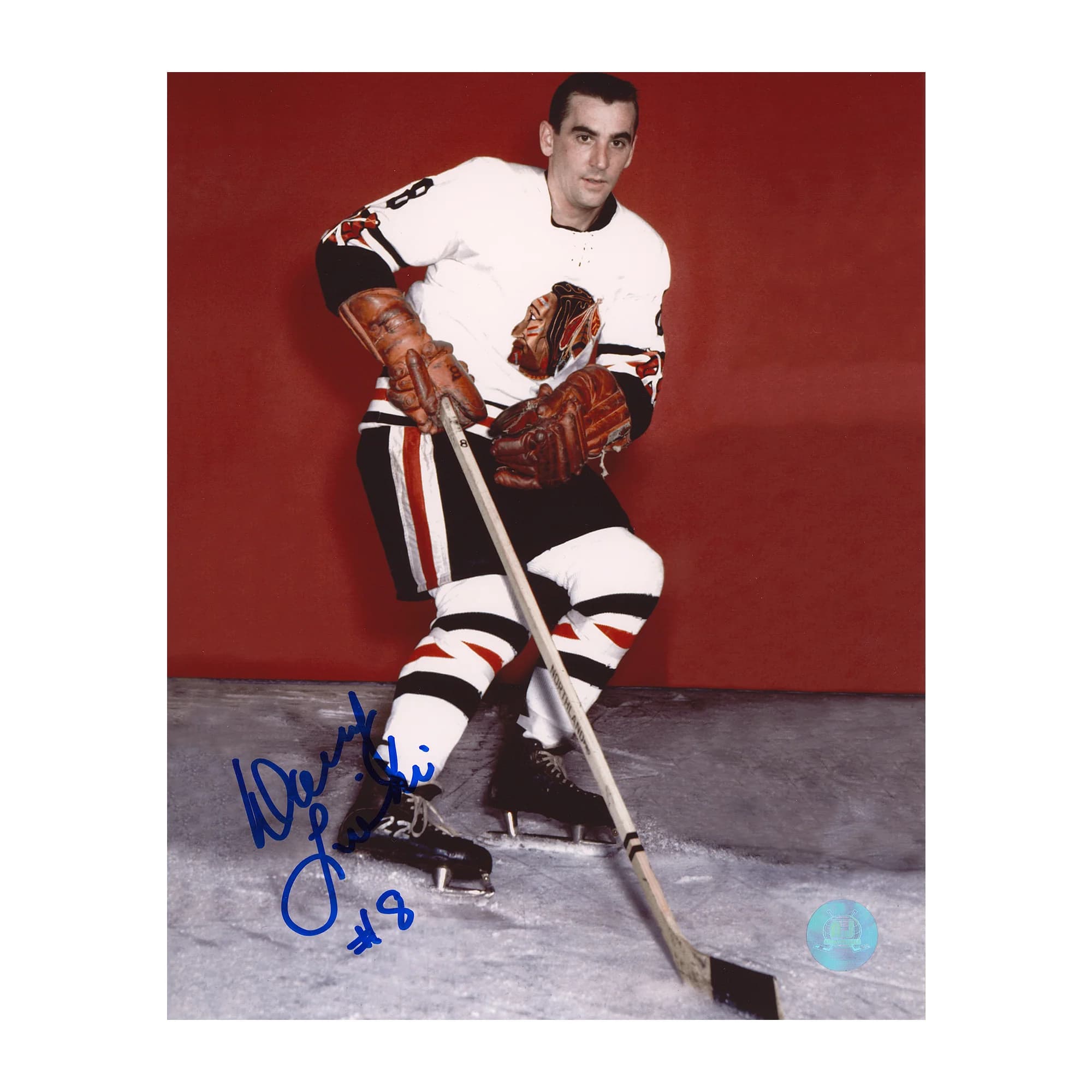Danny Lewicki Autographed Chicago Blackhawks Portrait 8x10 Photo Danny Lewicki Photo 8x10-portrait, Chicago Blackhawks, supplier stock photo