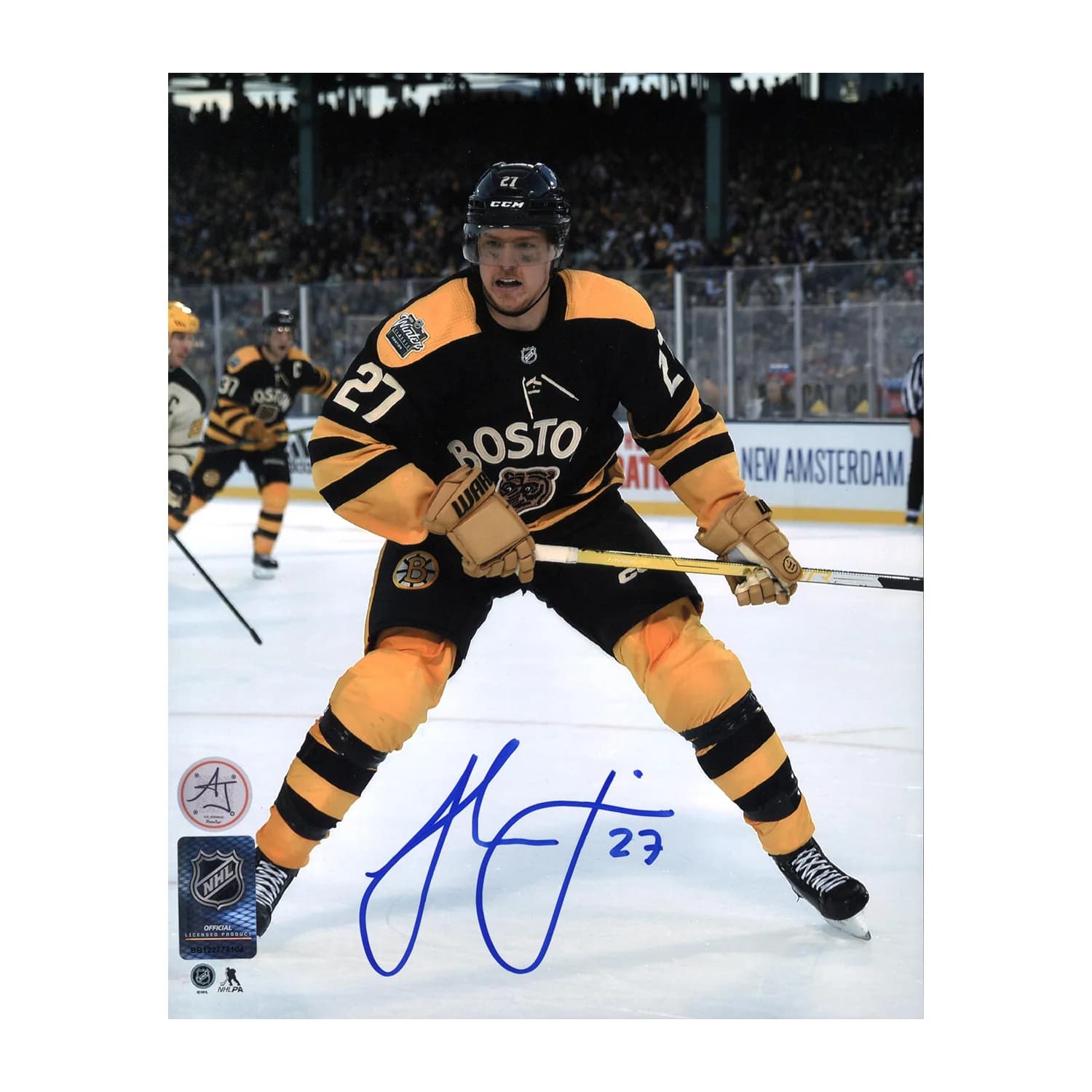 Hampus Lindholm Signed Boston Bruins Winter Classic 8x10 Photo Hampus Lindholm Photo 8x10-winter-classic, Boston Bruins, supplier stock photo