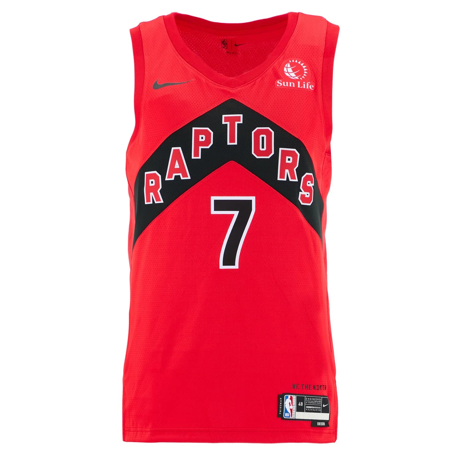 Kyle Lowry Autographed Toronto Raptors Red Nike Swingman Jersey Kyle Lowry Jersey kyle-lowry-toronto-raptors-red-nike, view 2, supplier stock photo