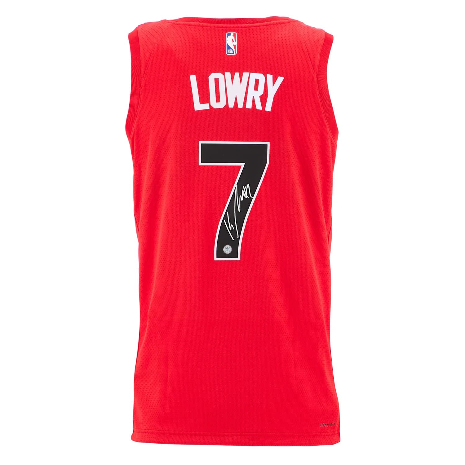 Kyle Lowry Autographed Toronto Raptors Red Nike Swingman Jersey Kyle Lowry Jersey kyle-lowry-toronto-raptors-red-nike, supplier stock photo