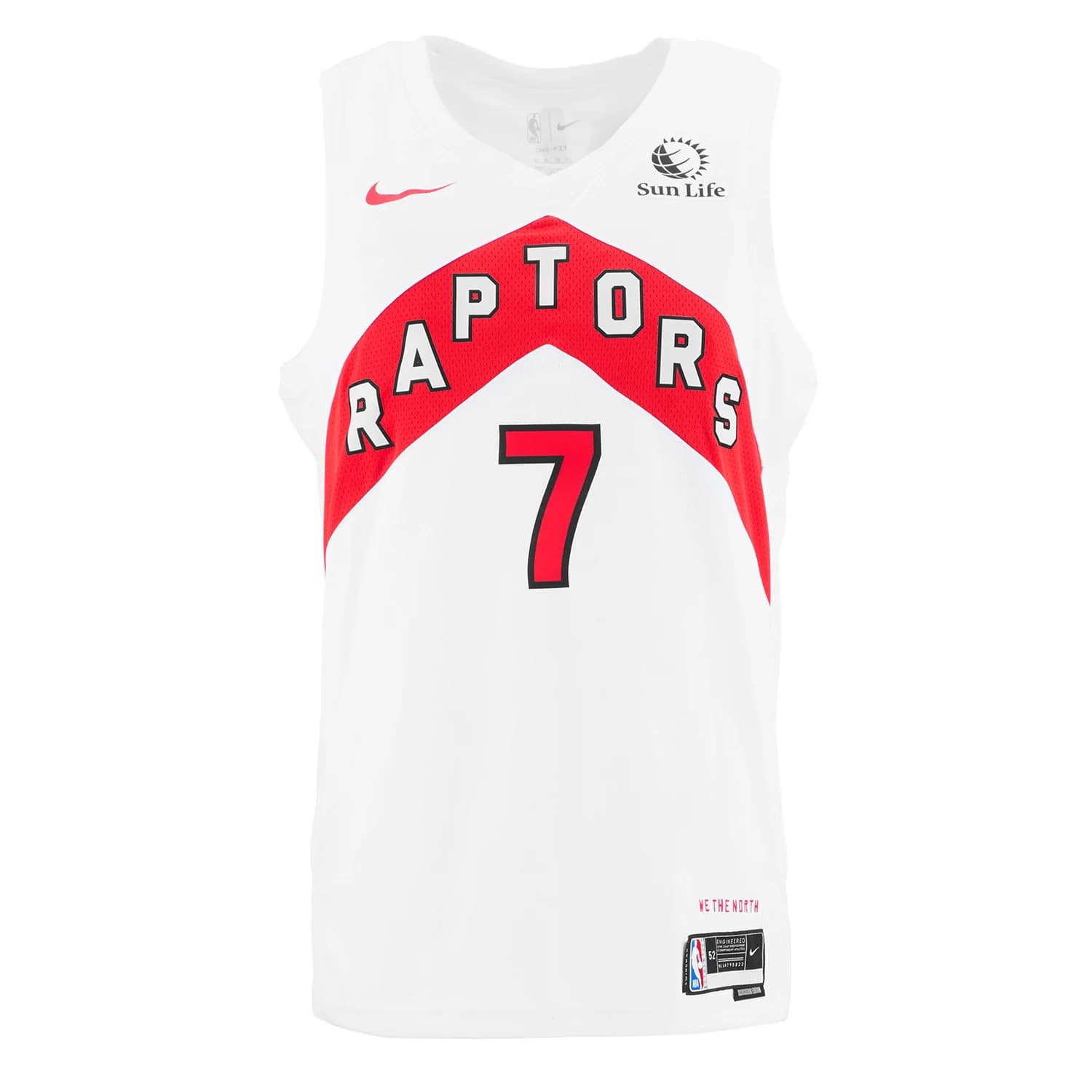 Kyle Lowry Signed Toronto Raptors White Nike Swingman Jersey Kyle Lowry Jersey kyle-lowry-toronto-raptors-white-nike, view 2, supplier stock photo
