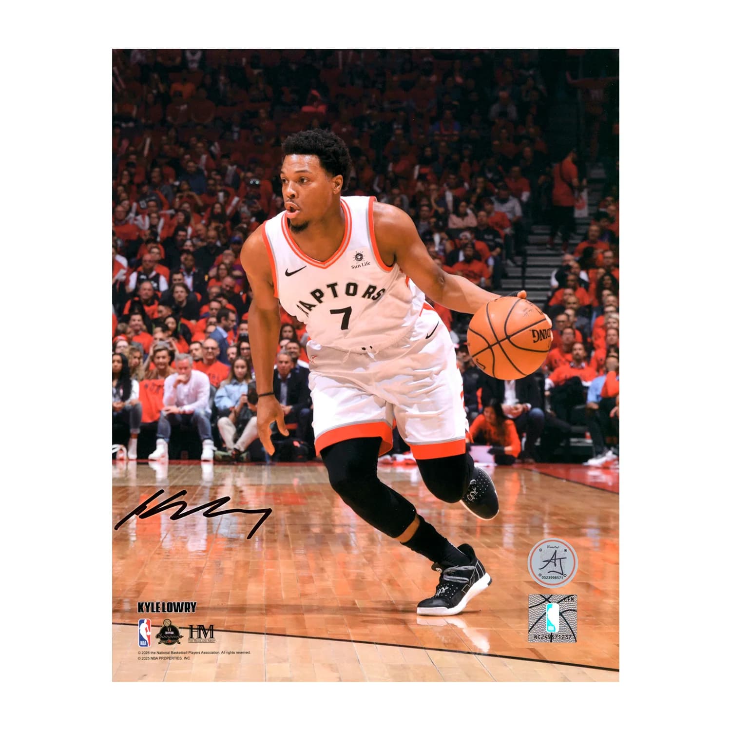 Kyle Lowry Autographed Toronto Raptors Basketball 8x10 Photo Kyle Lowry Photo 8x10-kyle-lowry-toronto-raptors-basketball, supplier stock photo