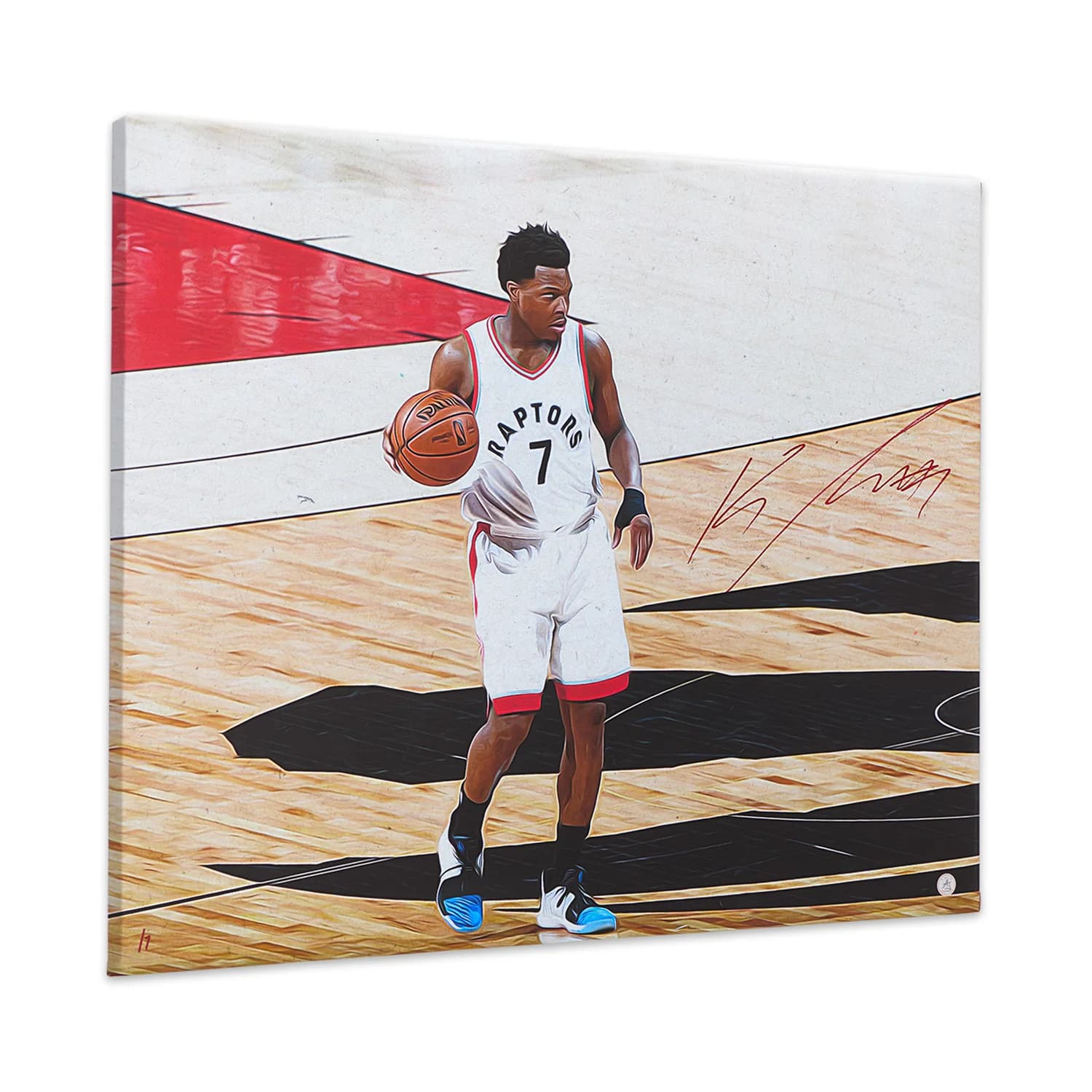 Kyle Lowry Autographed Toronto Basketball Portrait 26x32 Art Canvas #/7 Kyle Lowry Canvas 26x32-kyle-lowry-toronto-basketball-portrait-art, supplier stock photo