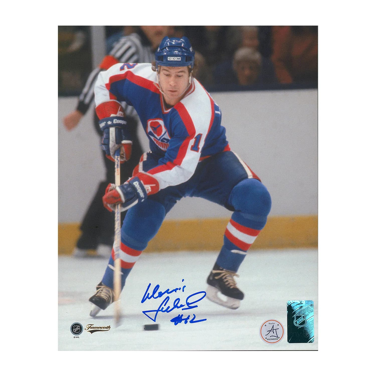Morris Lukowich Autographed Winnipeg Jets Classic Hockey 8x10 Photo Morris Lukowich Photo 8x10-classic-hockey, Winnipeg Jets, supplier stock photo