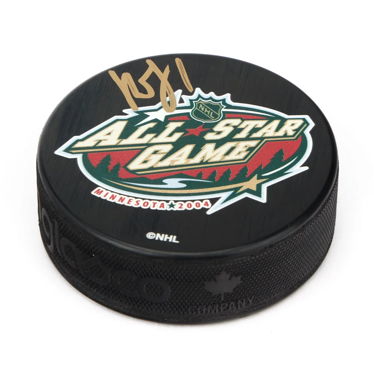 Roberto Luongo Signed 2004 NHL All-Star Game Hockey Puck Roberto Luongo Puck roberto-luongo-2004-nhl-all-star, supplier stock photo