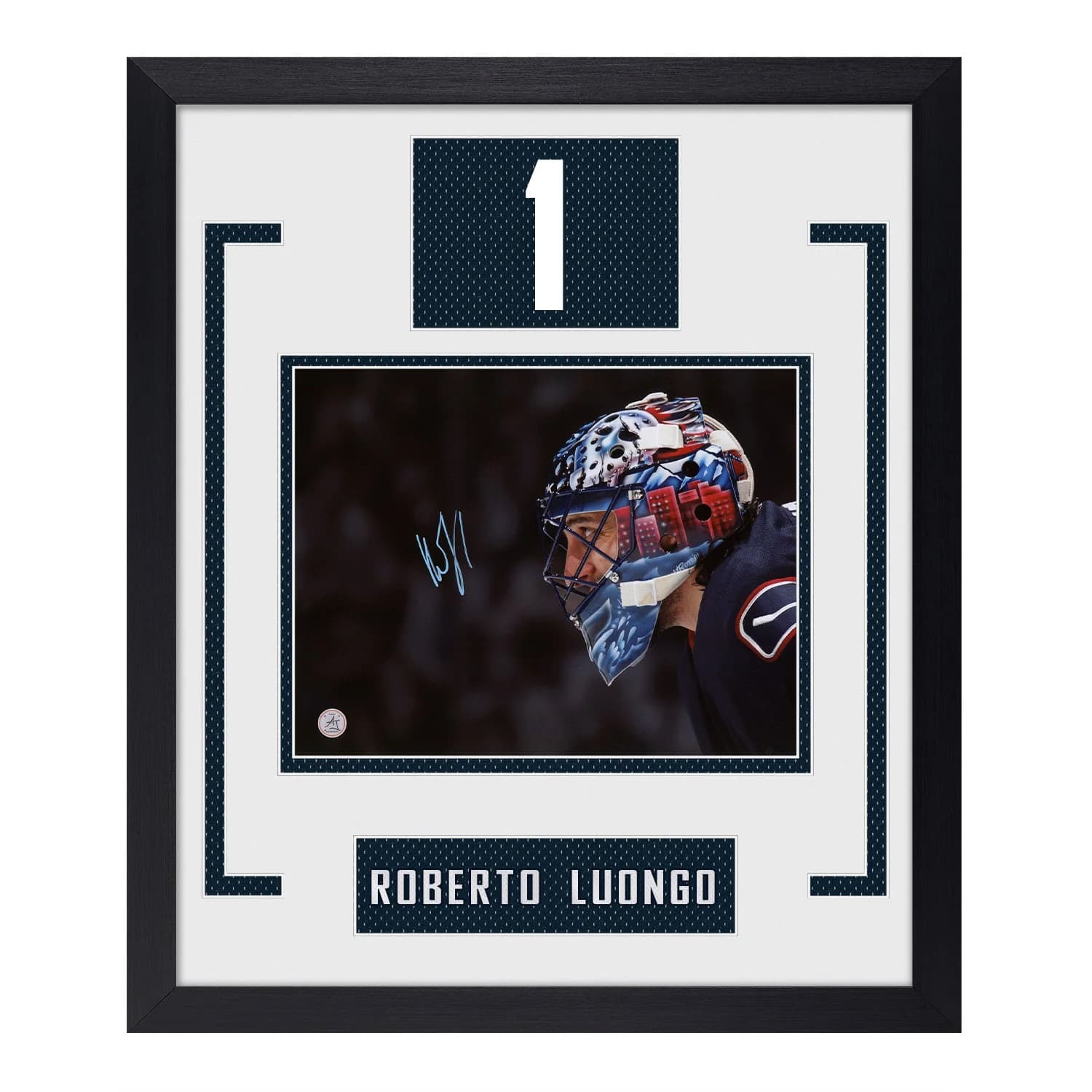 Roberto Luongo Signed Vancouver Canucks Authentic Number 23x27 Frame Roberto Luongo Other 23x27-number-frame, Vancouver Canucks, supplier stock photo