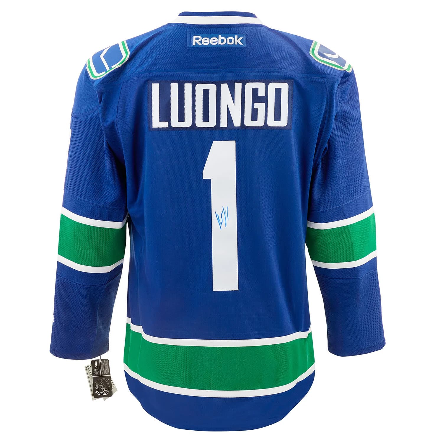 Roberto Luongo Signed Vancouver Canucks Vintage Reebok Jersey Roberto Luongo Jersey vintage-reebok, Vancouver Canucks, supplier stock photo