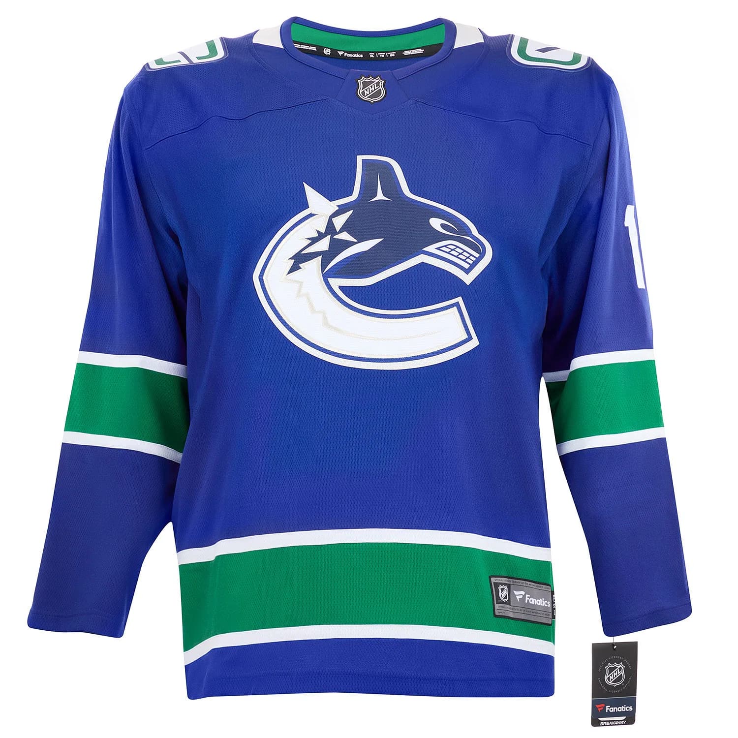 Roberto Luongo Autographed Vancouver Canucks Fanatics Breakaway Jersey Roberto Luongo Jersey breakaway, Vancouver Canucks, view 2, supplier stock photo