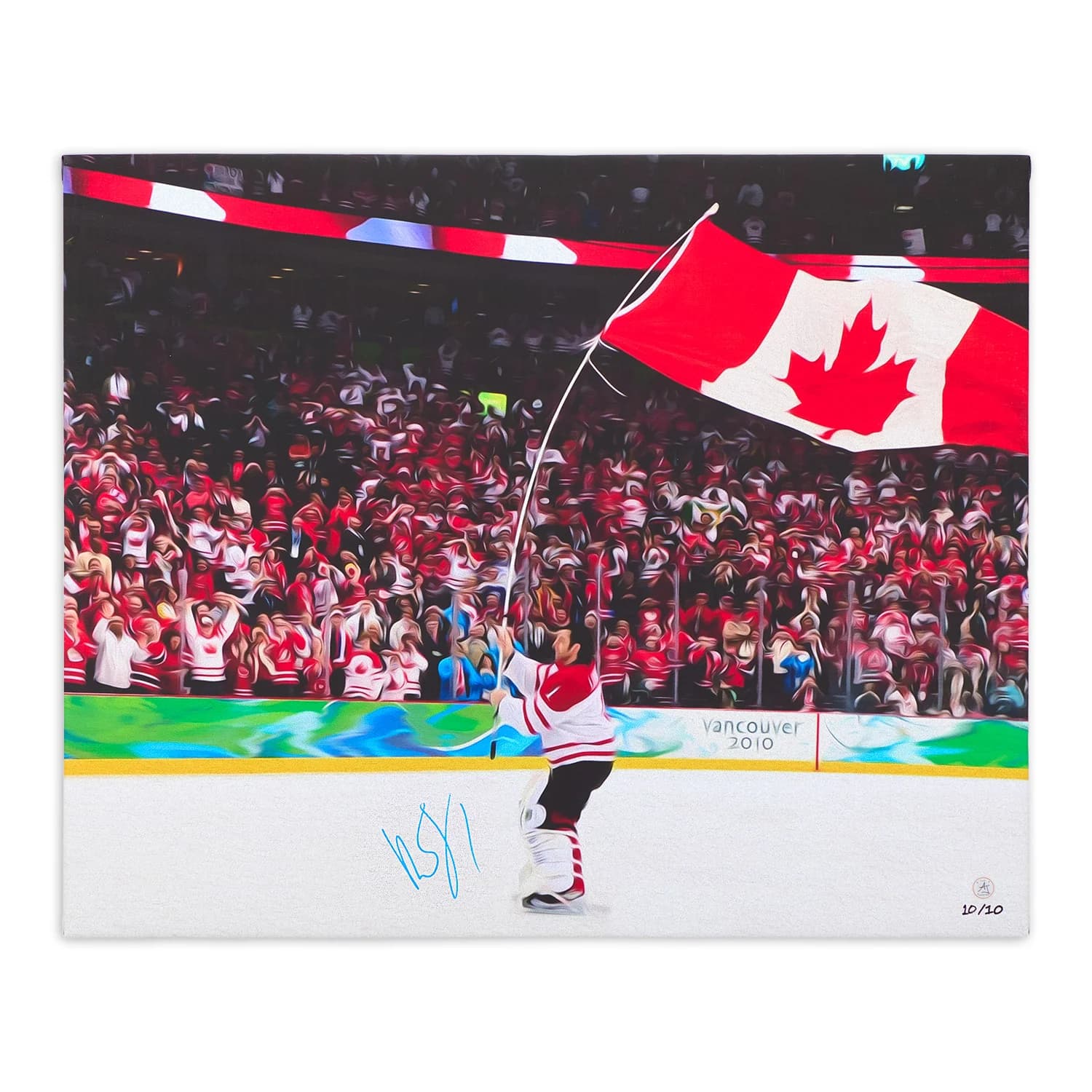 Roberto Luongo Signed Team Canada Gold Metal Celebration 26x32 Art Canvas #10/10 Roberto Luongo Canvas 26x32-roberto-luongo-team-canada-gold-metal, supplier stock photo