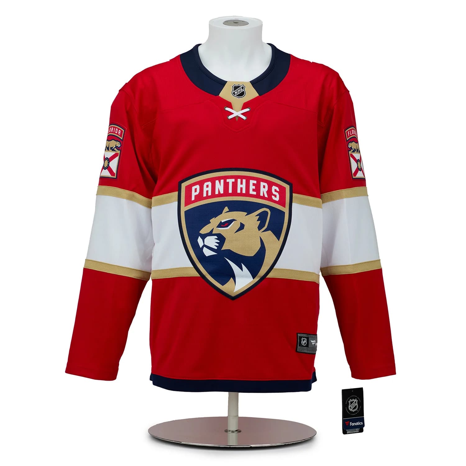 Roberto Luongo Autographed Florida Panthers Cat Mask Art Jersey #11/20 Roberto Luongo Jersey roberto-luongo-florida-panthers-cat-mask, Florida Panthers, view 2, supplier stock photo