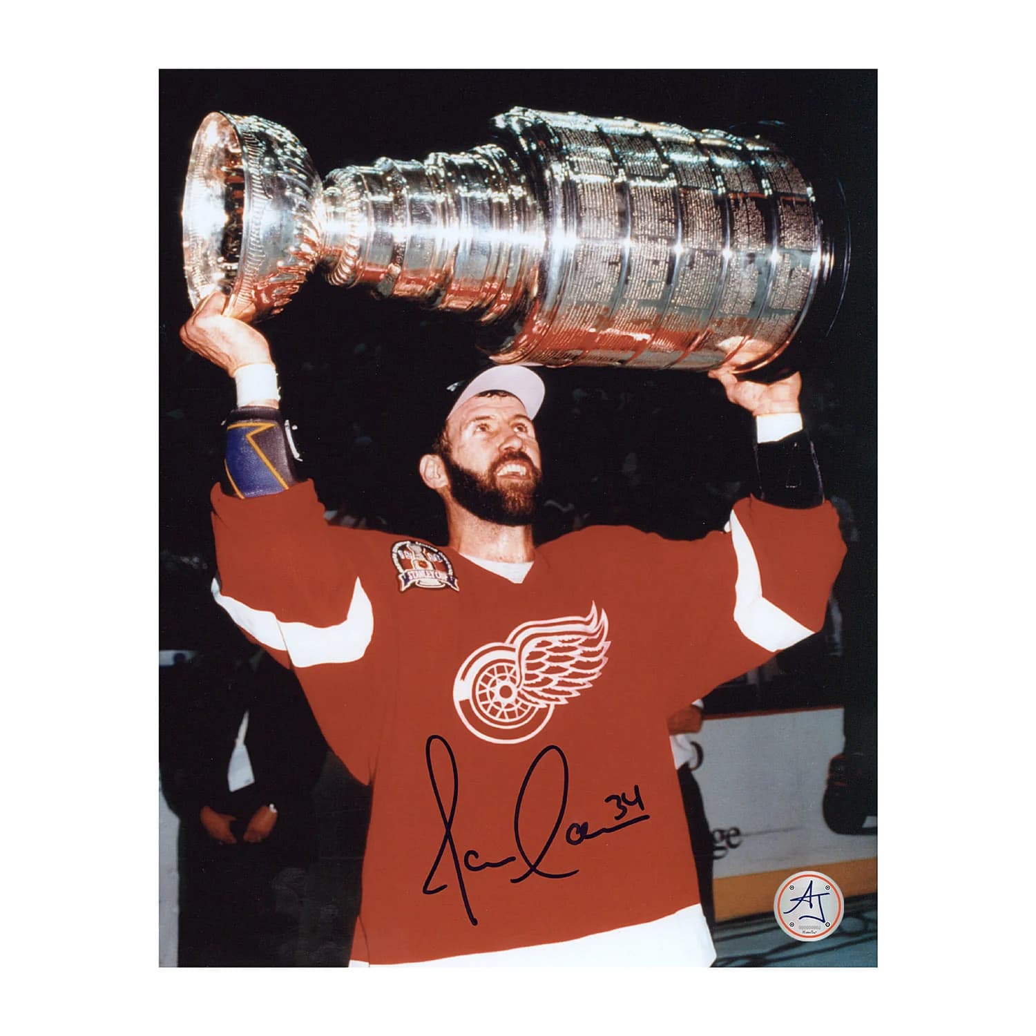 Jamie Macoun Autographed Detroit Red Wings 1998 Stanley Cup 8x10 Photo Jamie Macoun Photo 8x10-1998-stanley-cup, Detroit Red Wings, supplier stock photo