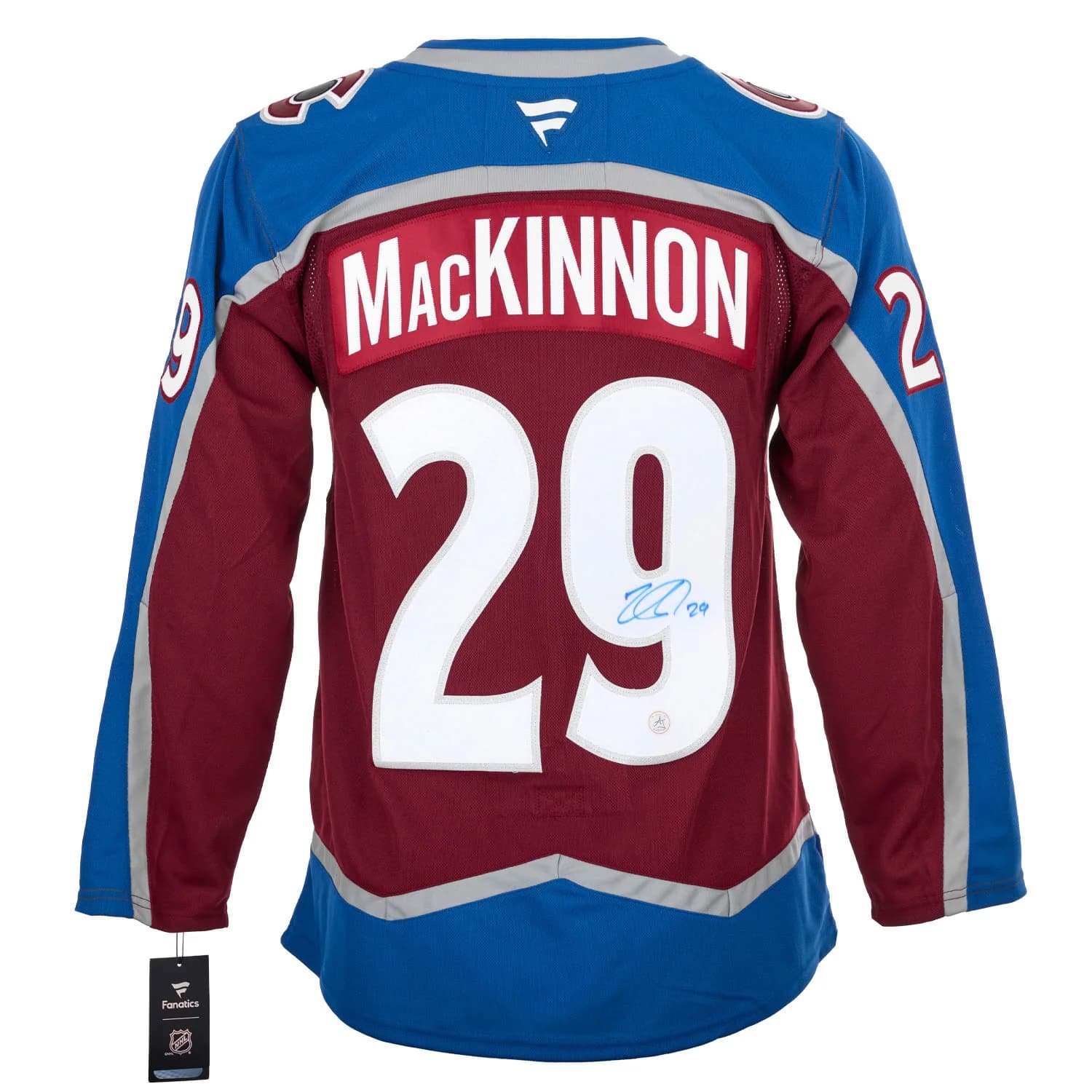 Nathan Mackinnon Signed Colorado Avalanche Fanatics Premium Jersey Nathan MacKinnon Jersey premium, Colorado Avalanche, supplier stock photo