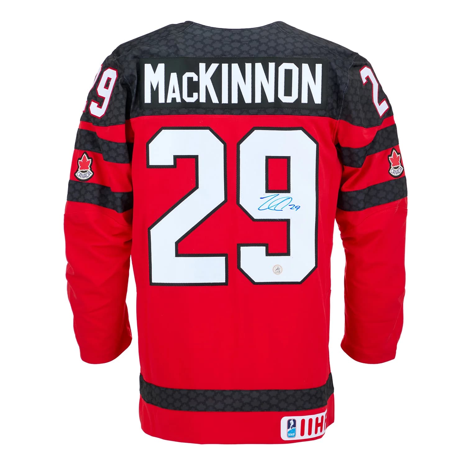 Nathan Mackinnon Autographed Team Canada Red Nike Hockey Jersey Nathan MacKinnon Jersey nathan-mackinnon-team-canada-red-nike, supplier stock photo