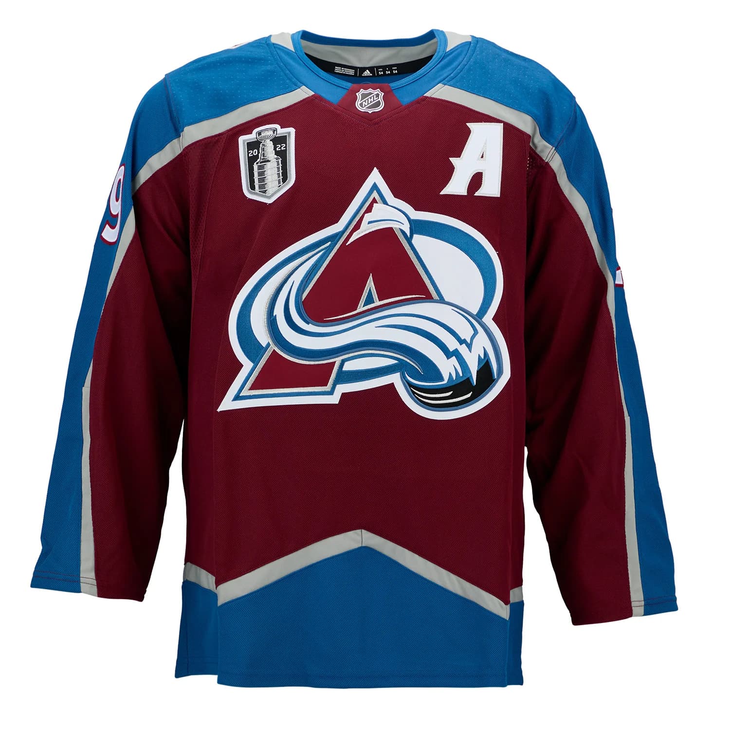 Nathan Mackinnon Colorado Avalanche Signed 2022 Stanley Cup adidas Jersey Nathan MacKinnon Jersey nathan-mackinnon-colorado-avalanche-2022, Colorado Avalanche, view 2, supplier stock photo
