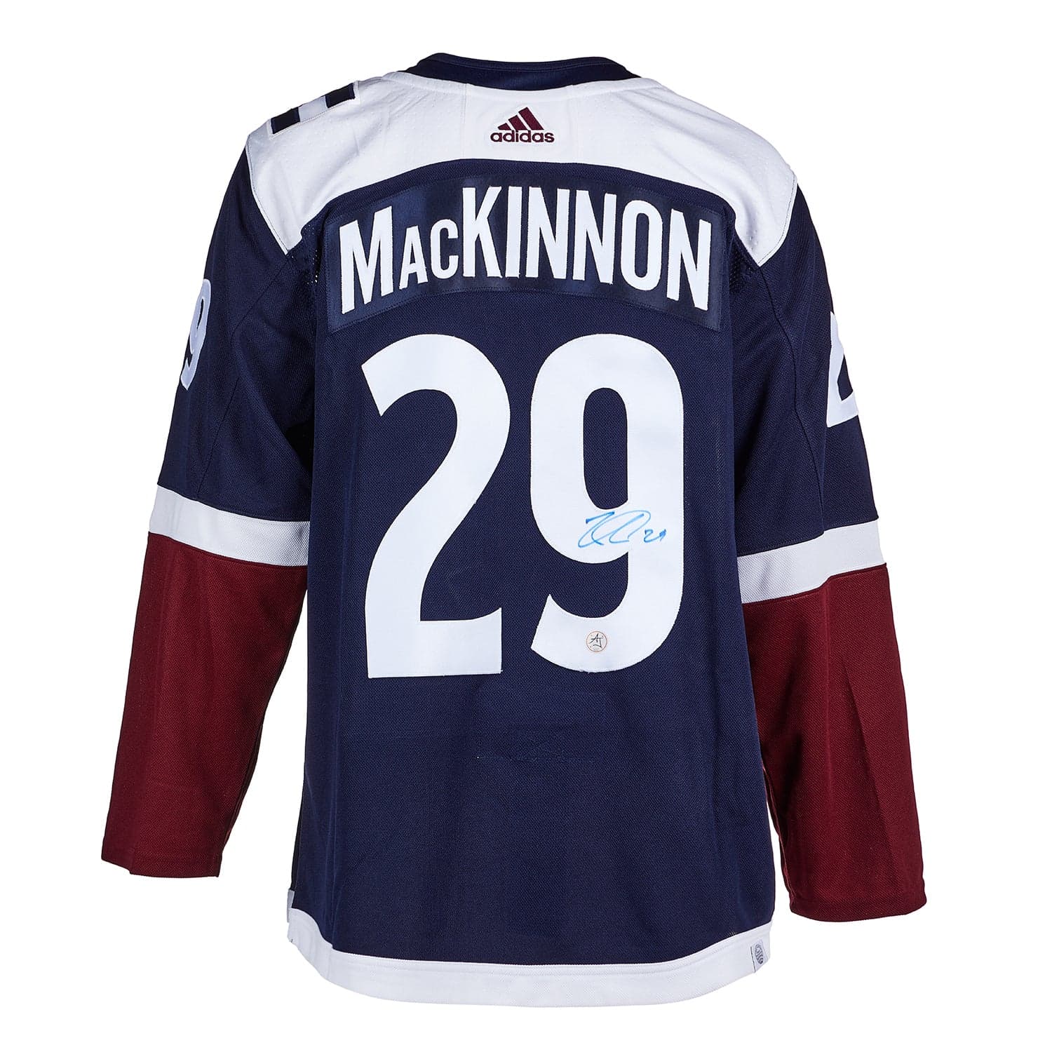 Nathan Mackinnon Signed Colorado Avalanche Alternate adidas Jersey Nathan MacKinnon Jersey alternate-adidas, Colorado Avalanche, supplier stock photo