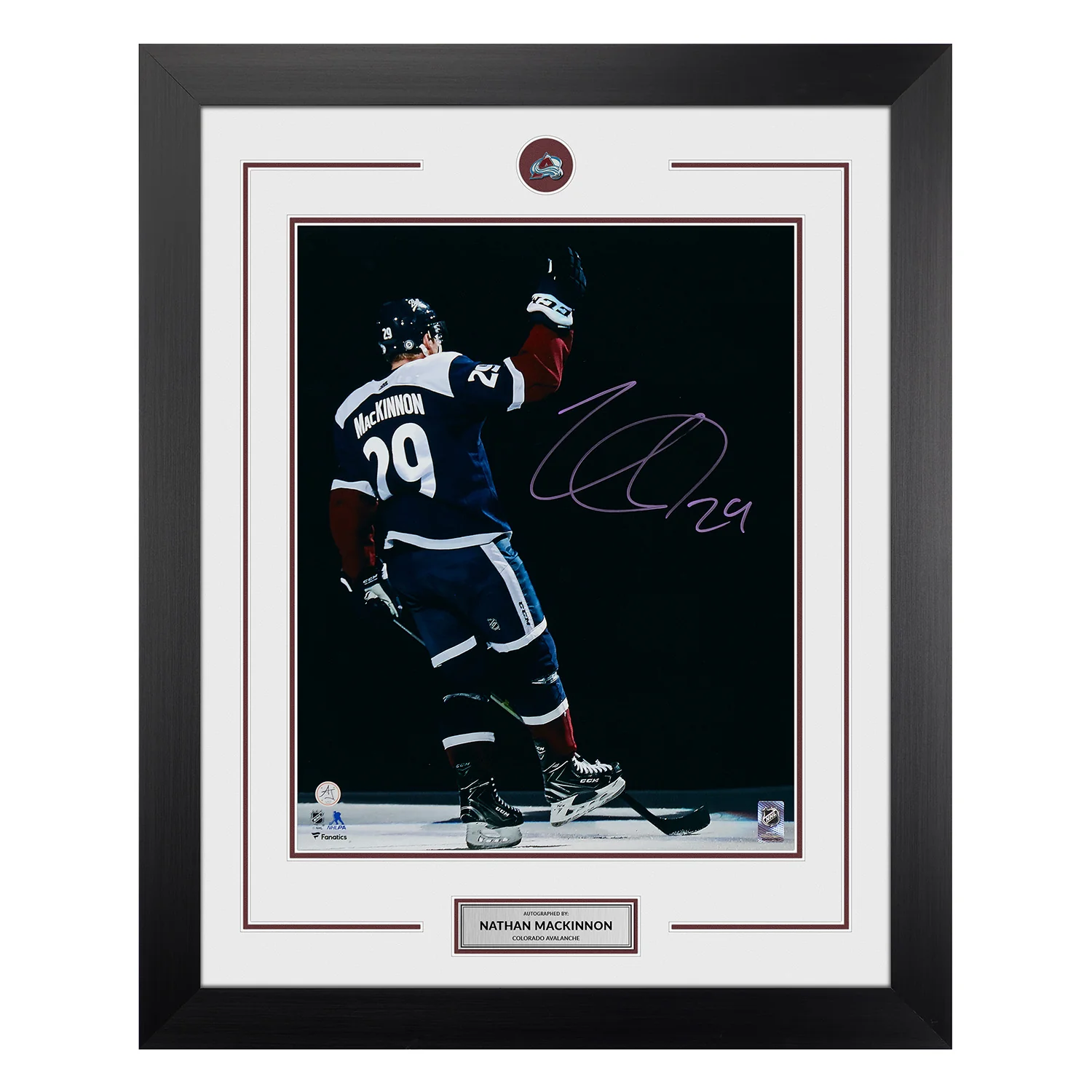 Nathan Mackinnon Signed Colorado Avalanche Star Spotlight 26x32 Frame Nathan MacKinnon Other 26x32-nathan-mackinnon-colorado-avalanche-star, Colorado Avalanche, supplier stock photo