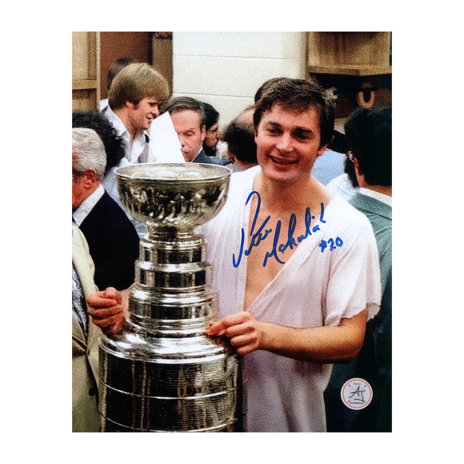 Peter Mahovlich Signed Montreal Canadiens Stanley Cup 8x10 Photo Peter Mahovlich Photo 8x10-stanley-cup, Montreal Canadiens, supplier stock photo