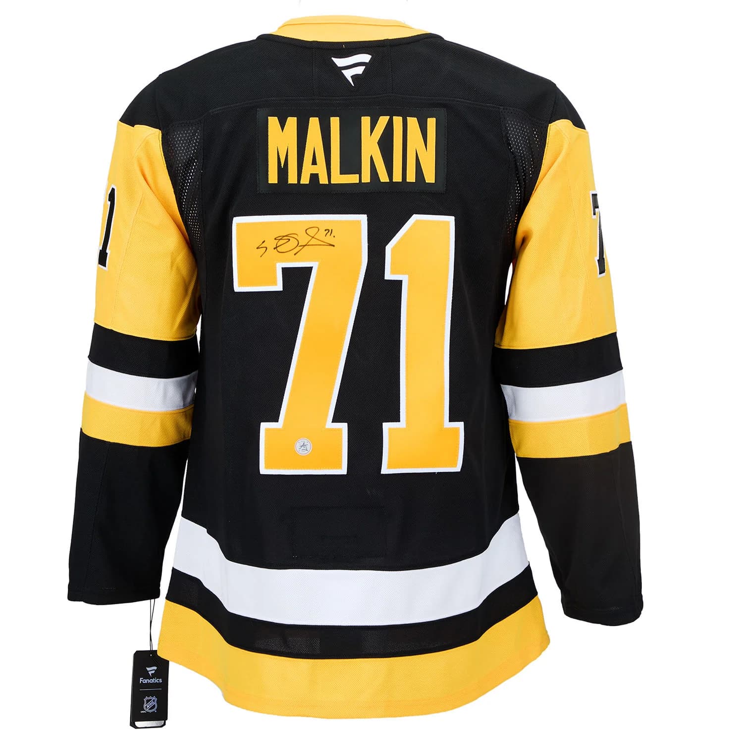 Evgeni Malkin Autographed Pittsburgh Penguins Fanatics Premium Jersey Evgeni Malkin Jersey premium, Pittsburgh Penguins, supplier stock photo