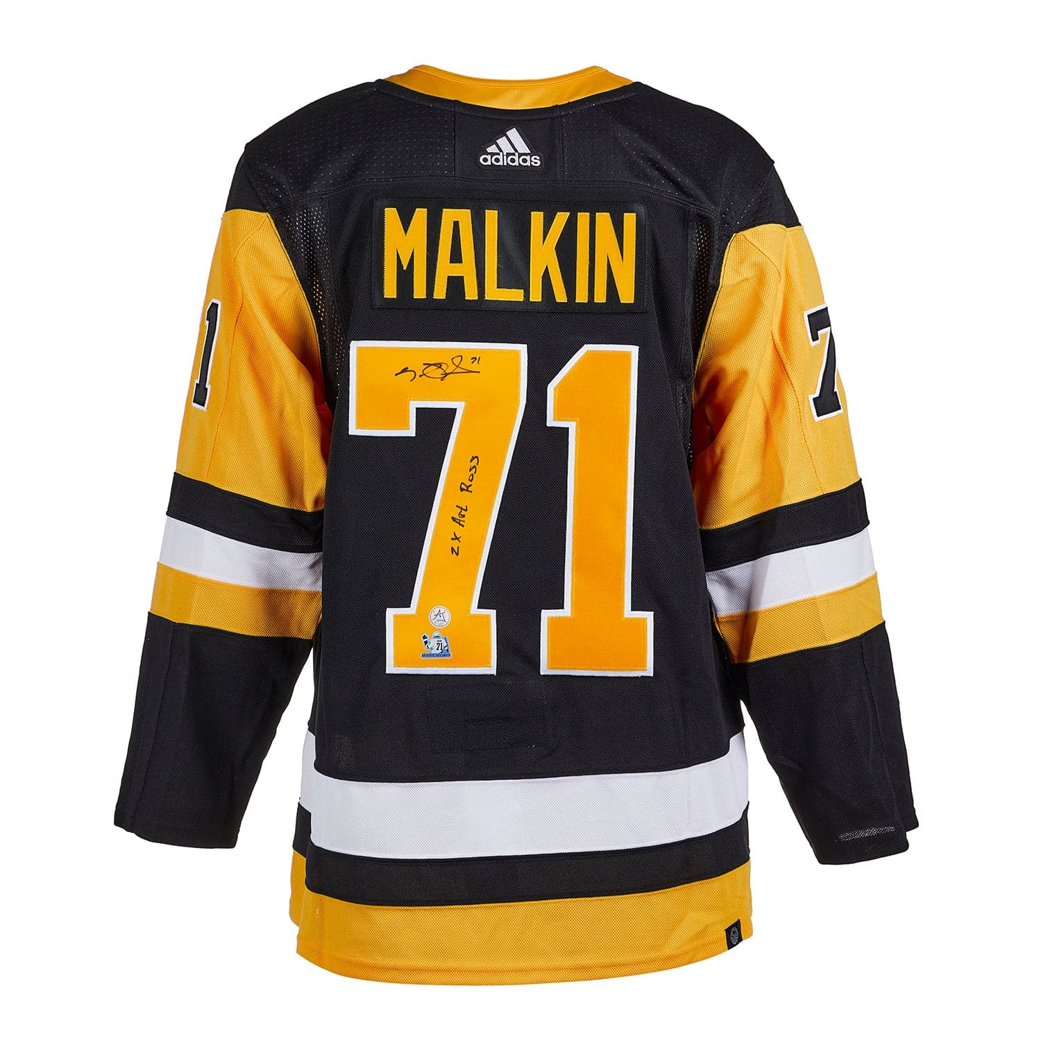 Evgeni Malkin Signed Pittsburgh Penguins adidas Jersey with Art Ross Note Evgeni Malkin Jersey adidas-art-ross-note, Pittsburgh Penguins, supplier stock photo