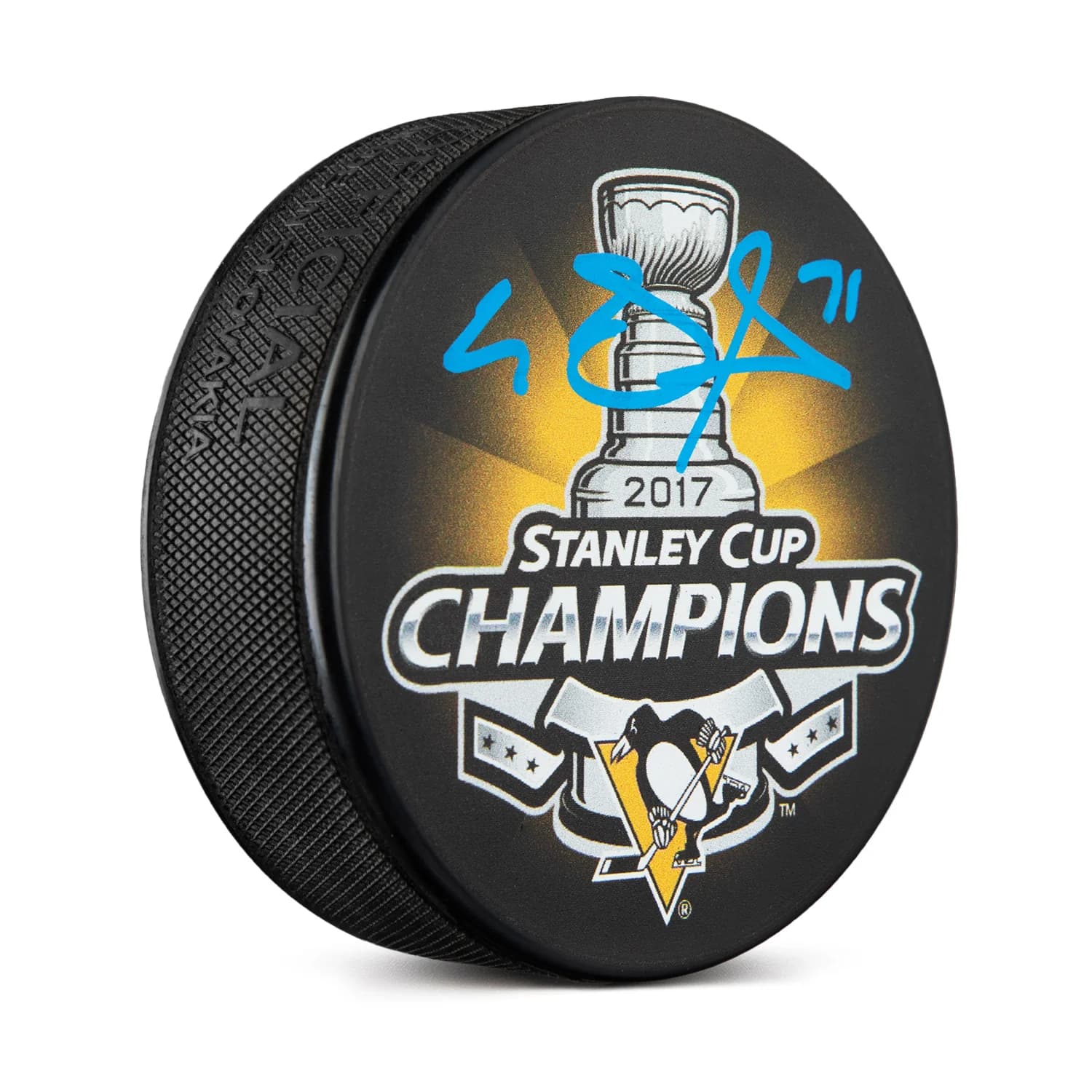 Evgeni Malkin Signed Pittsburgh Penguins 2017 Stanley Cup Puck Evgeni Malkin Puck evgeni-malkin-2017-stanley-cup, Pittsburgh Penguins, supplier stock photo