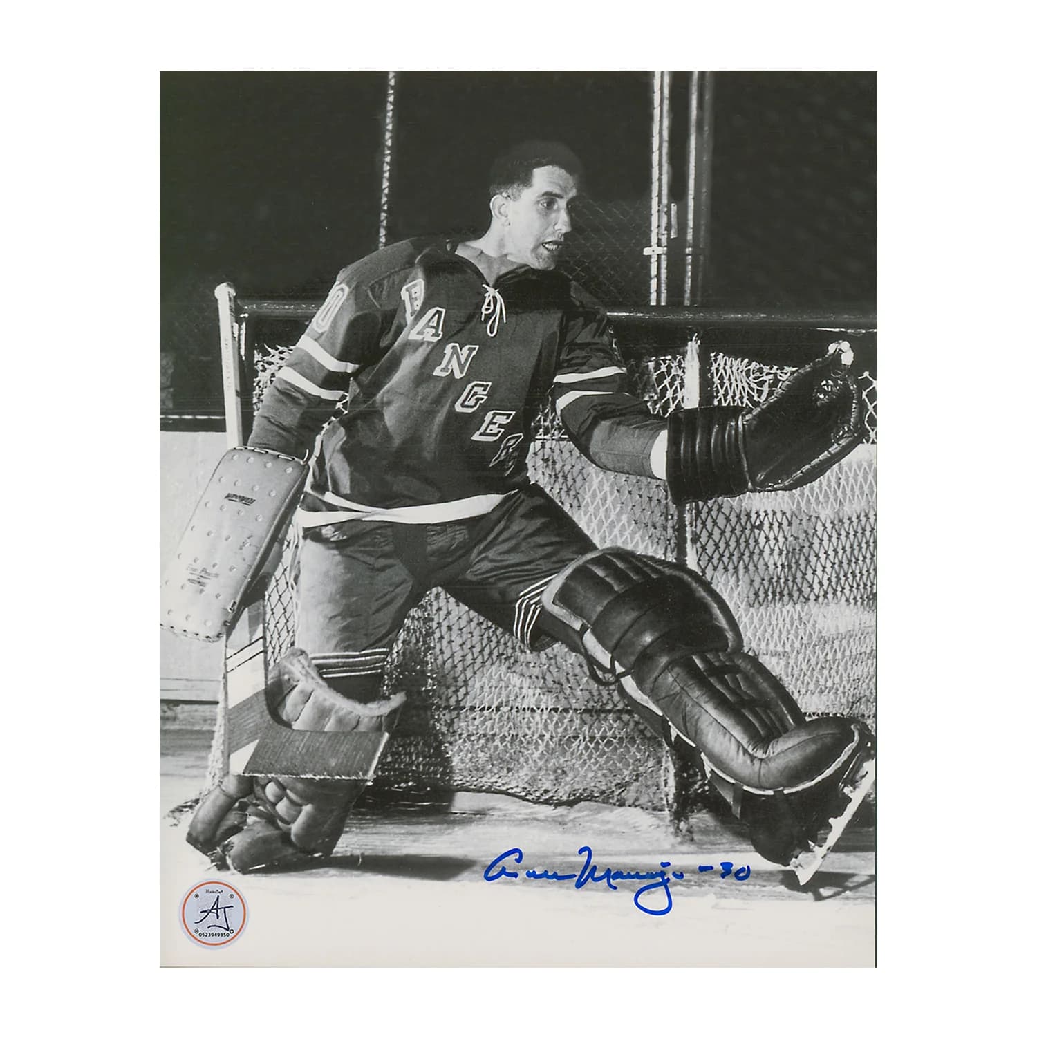 Cesare Maniago New York Rangers Autographed Goalie 8x10 Photo Cesare Maniago Photo 8x10-goalie, New York Rangers, supplier stock photo