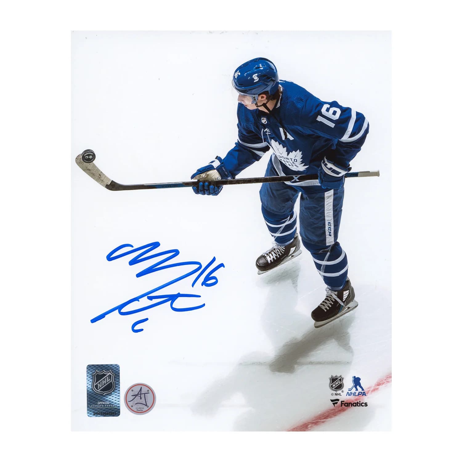Mitch Marner Autographed Toronto Maple Leafs Aerial View 8x10 Photo Mitch Marner Photo 8x10-aerial-view, Toronto Maple Leafs, supplier stock photo