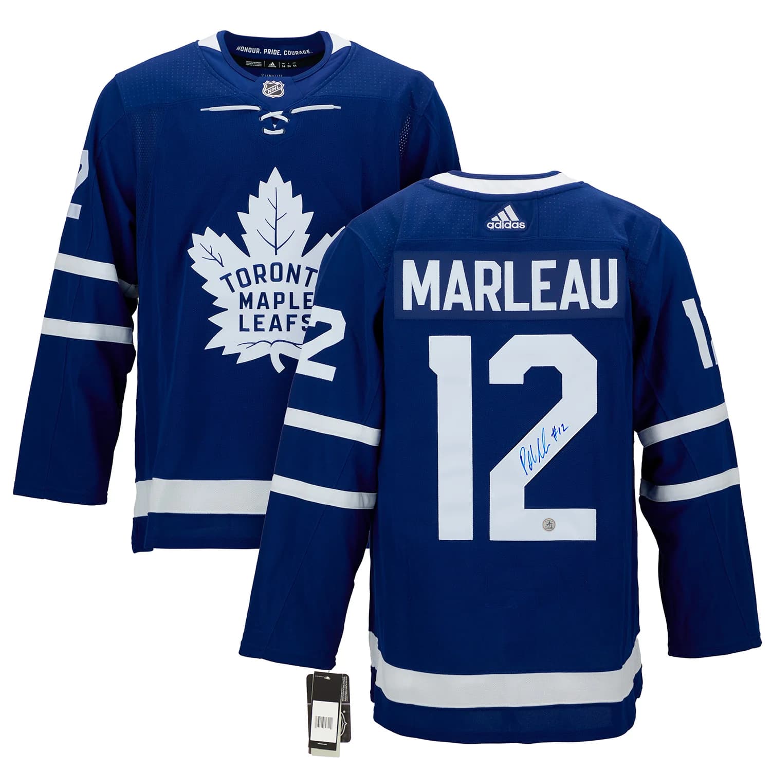 Patrick Marleau Autographed Toronto Maple Leafs Blue adidas Jersey Patrick Marleau Jersey blue-adidas, Toronto Maple Leafs, view 3, supplier stock photo
