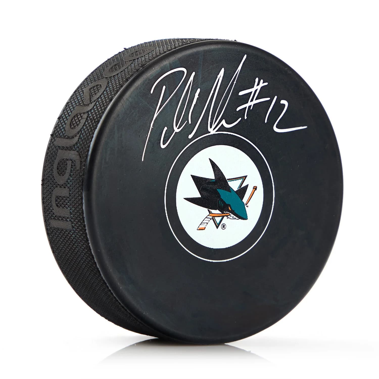 Patrick Marleau Autographed San Jose Sharks Hockey Puck Patrick Marleau Puck hockey, San Jose Sharks, supplier stock photo