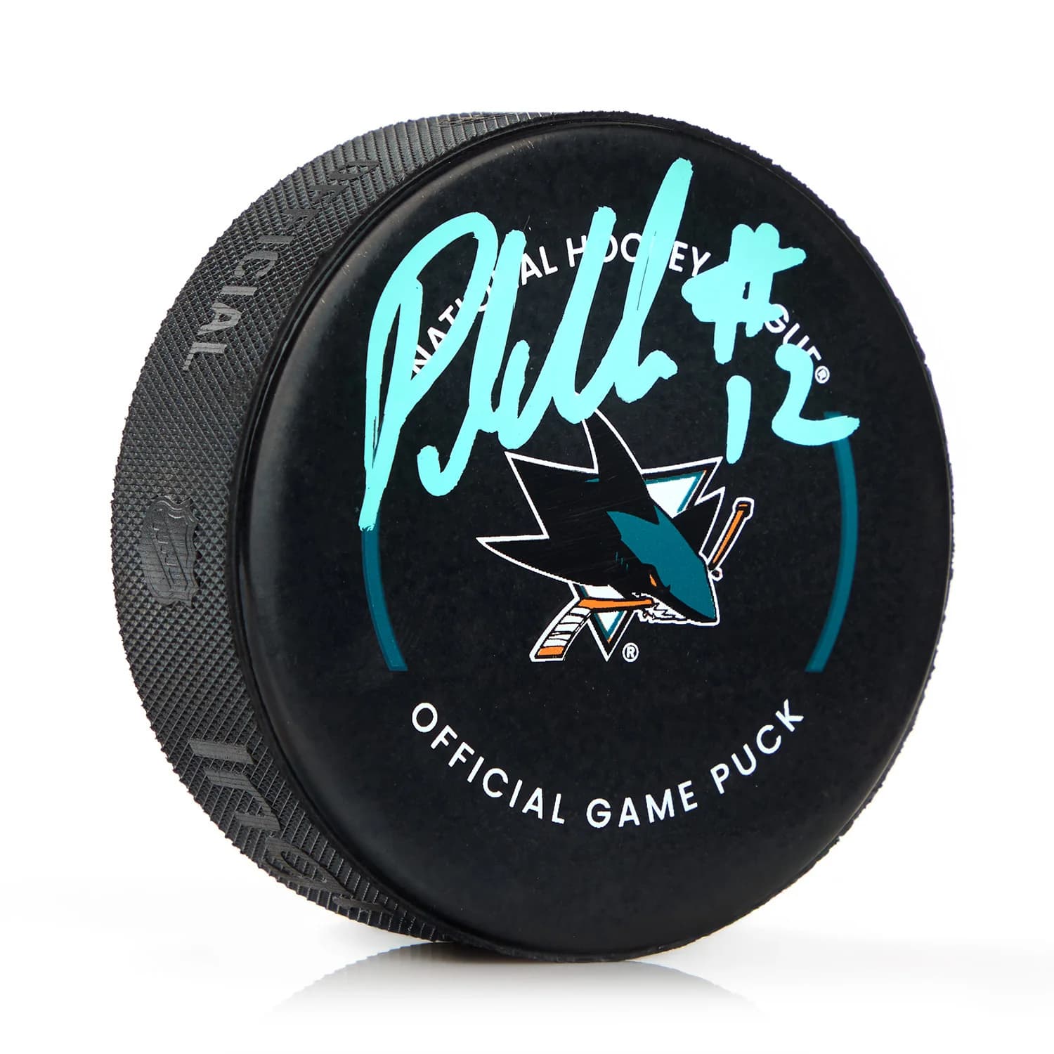 Patrick Marleau Signed San Jose Sharks Official Game Puck Patrick Marleau Puck game, San Jose Sharks, supplier stock photo